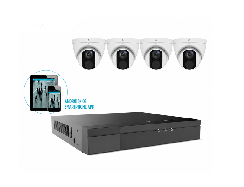 Alibi Vigilant Flex Series  - 4 Camera NVR Security System