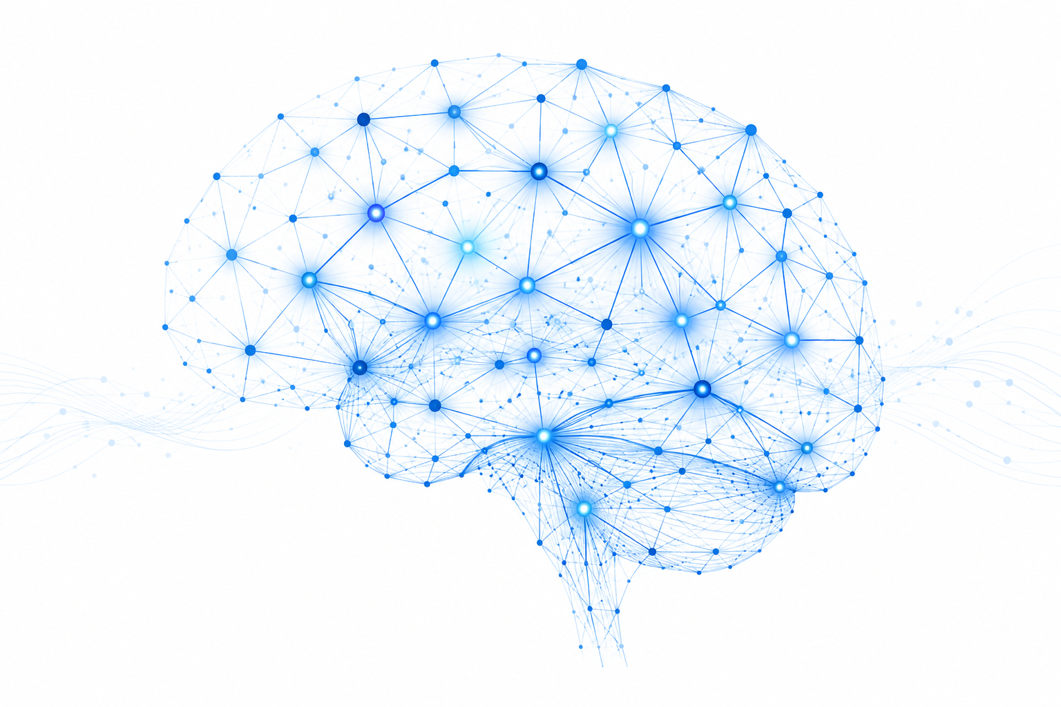 Brain network illustration representing how BWRT® works