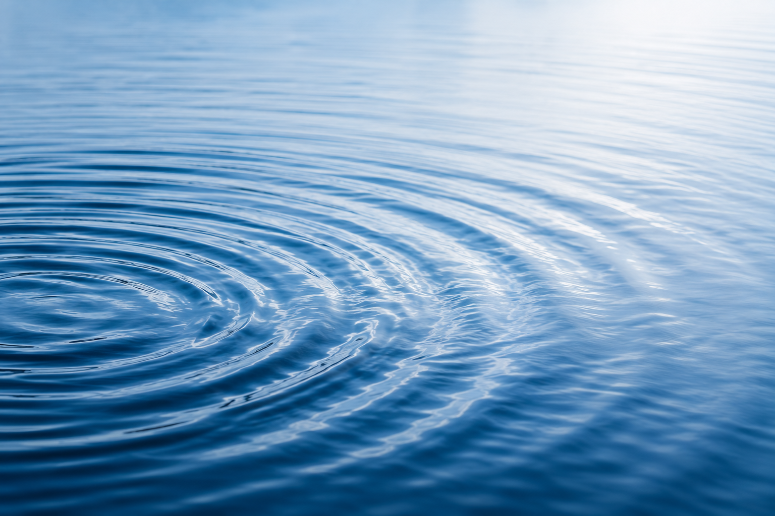 Calm water ripples representing emotional change and reflection