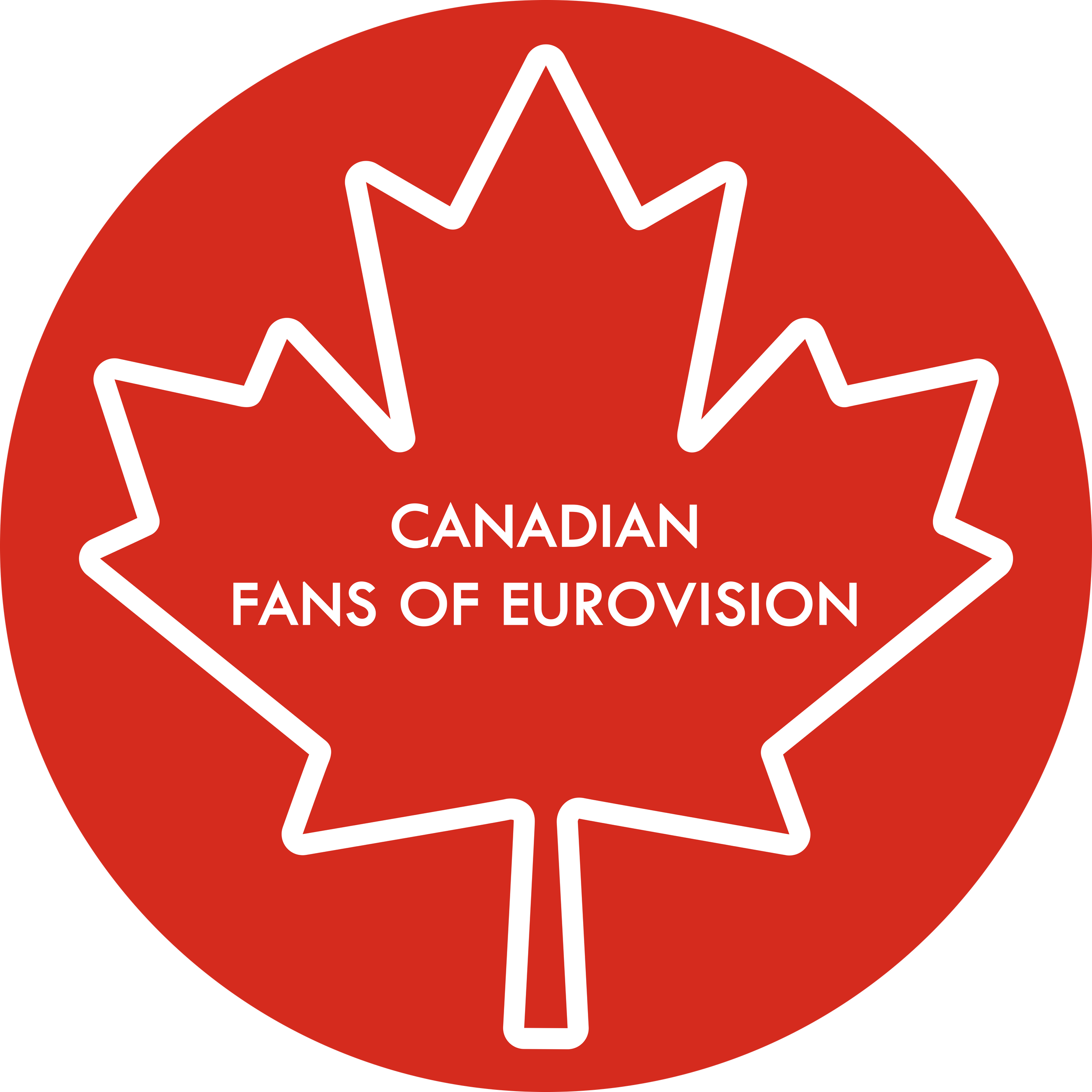 Canadian Fans of Eurovision Logo