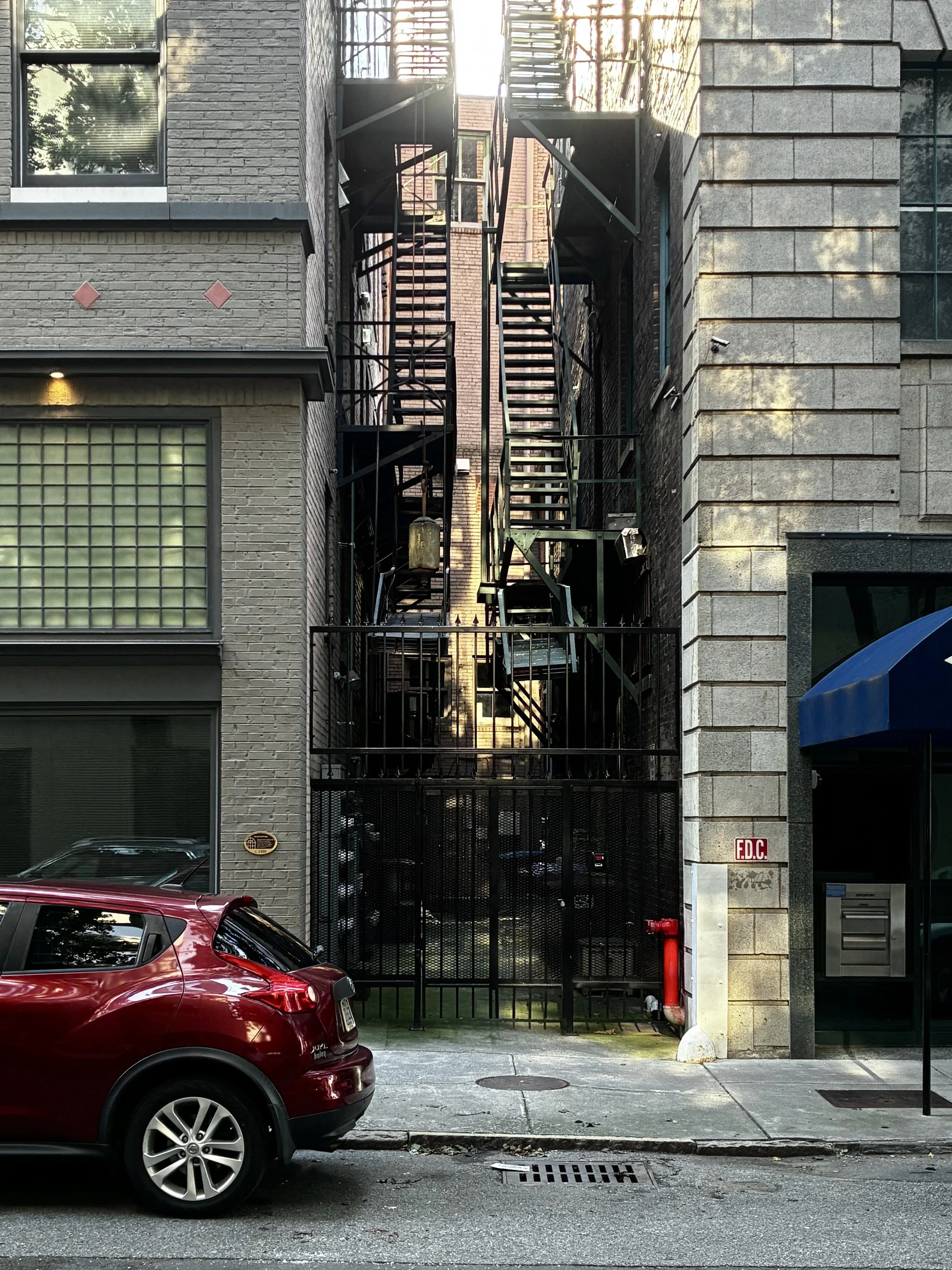 downtown roanoke - 1st street fire escape