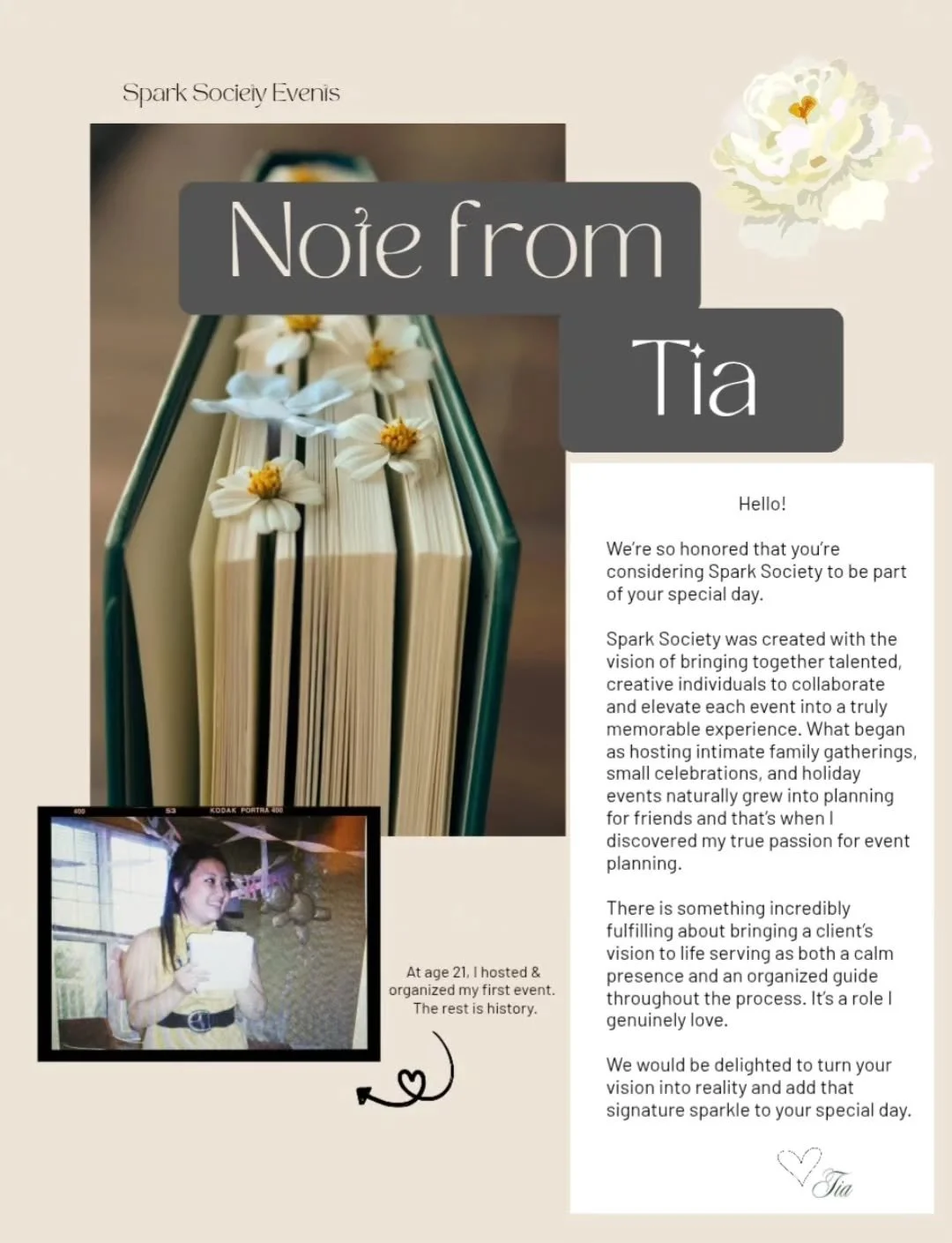 ✨️🫶🏼 How it all started . . . 

What started as planning meaningful moments for family and friends quickly turned into a true passion for designing unforgettable experiences. With over 10 years of experience, I bring both structure and style to eve