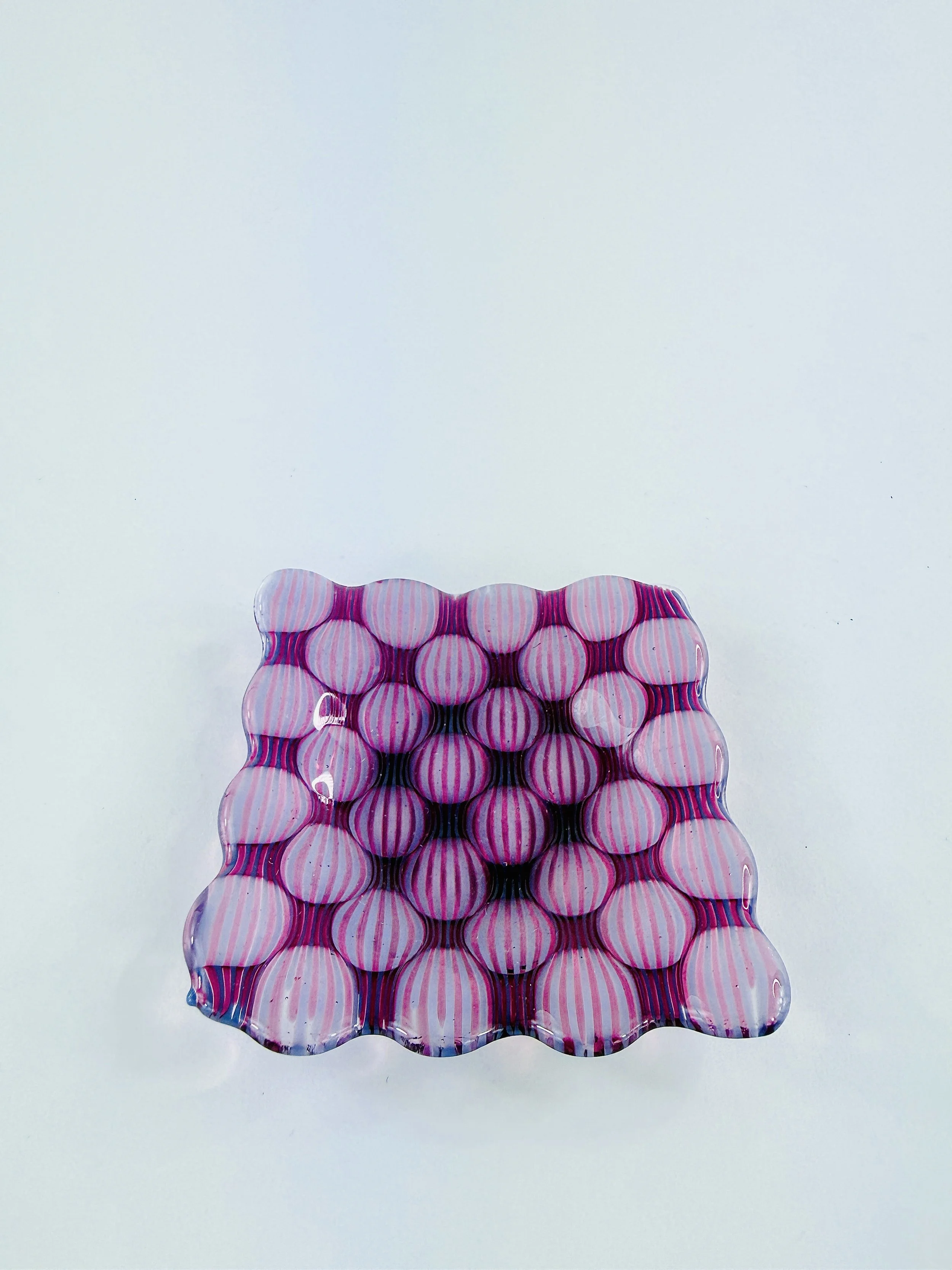 Pink and Purple Small Optic Square