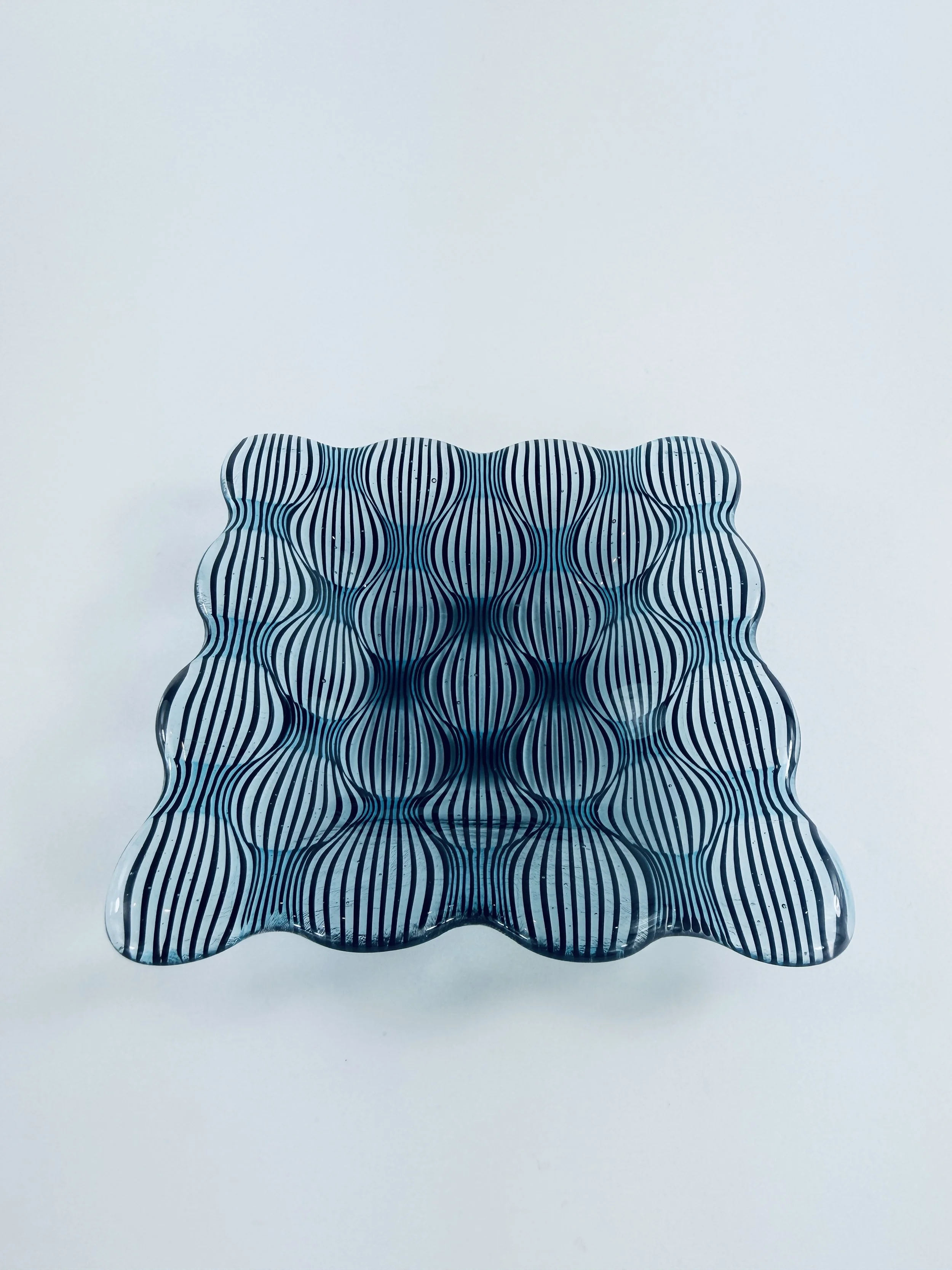 Blue and Black Optic Dish