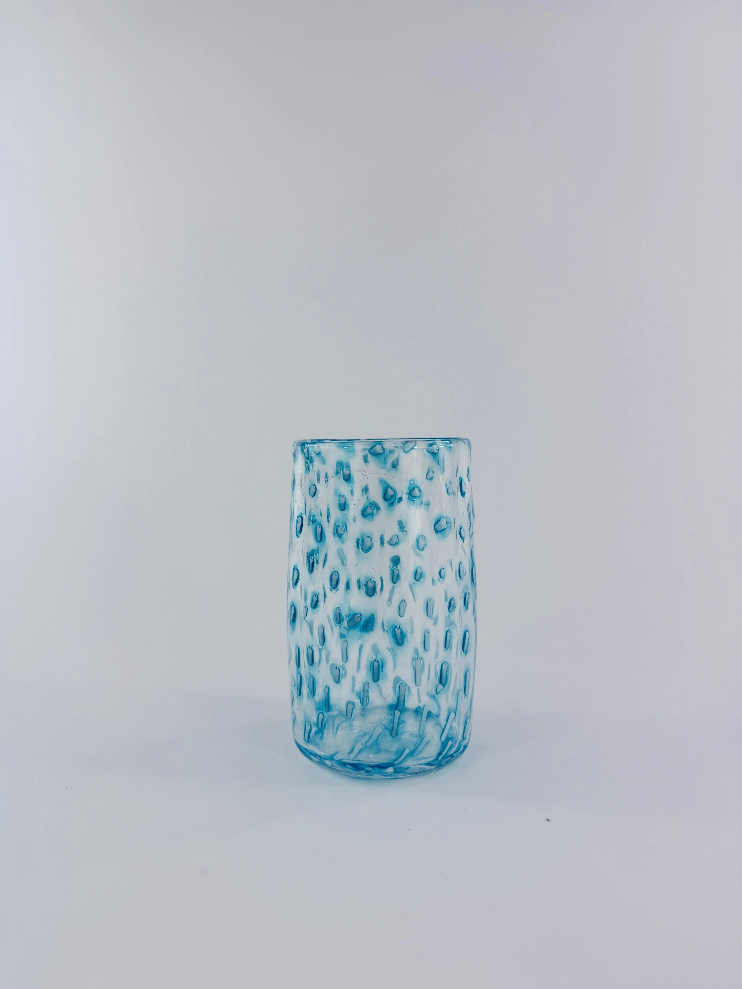 White and Blue Murrine Cup