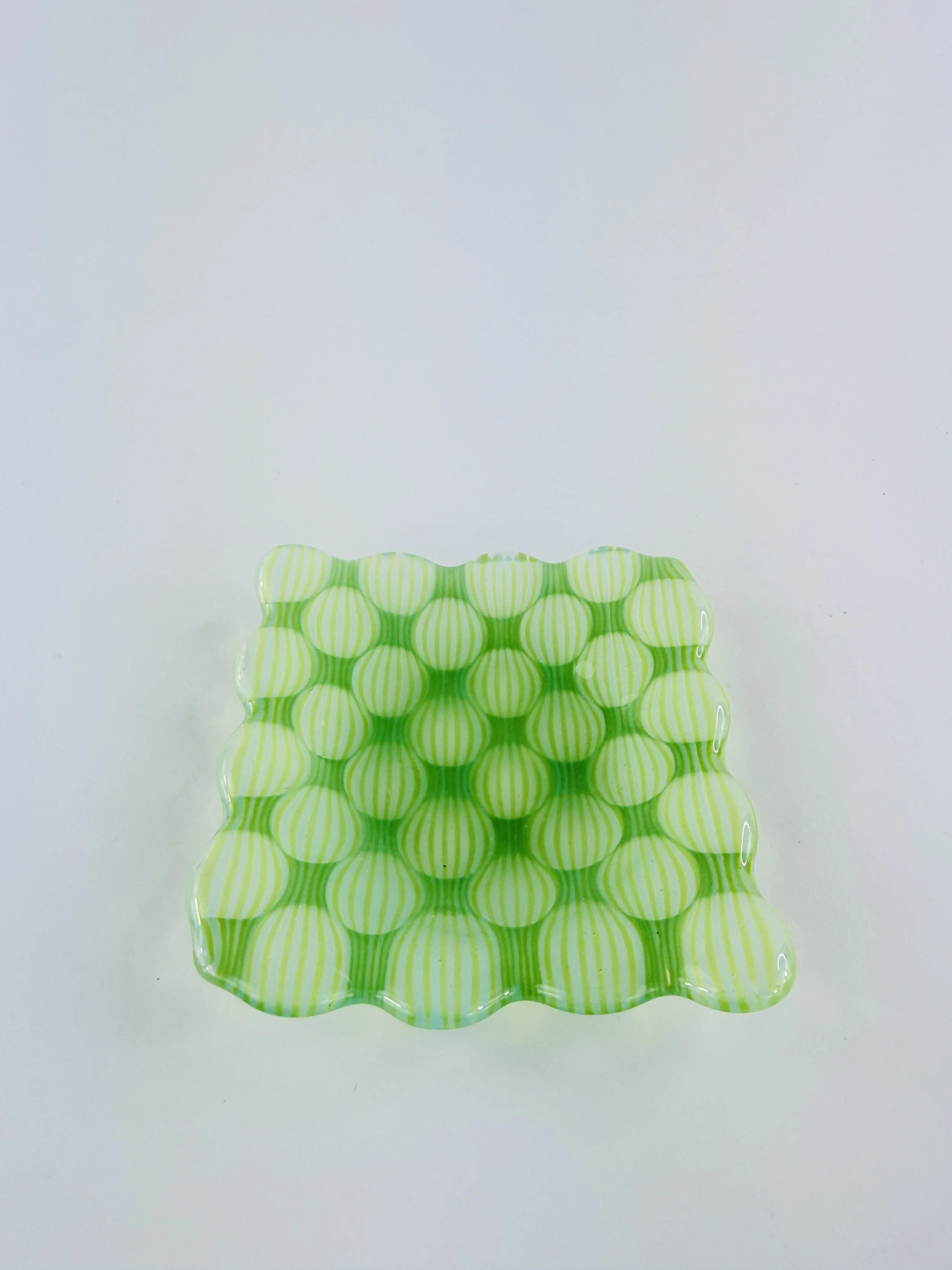 Light Blue and Green Small Optic Square