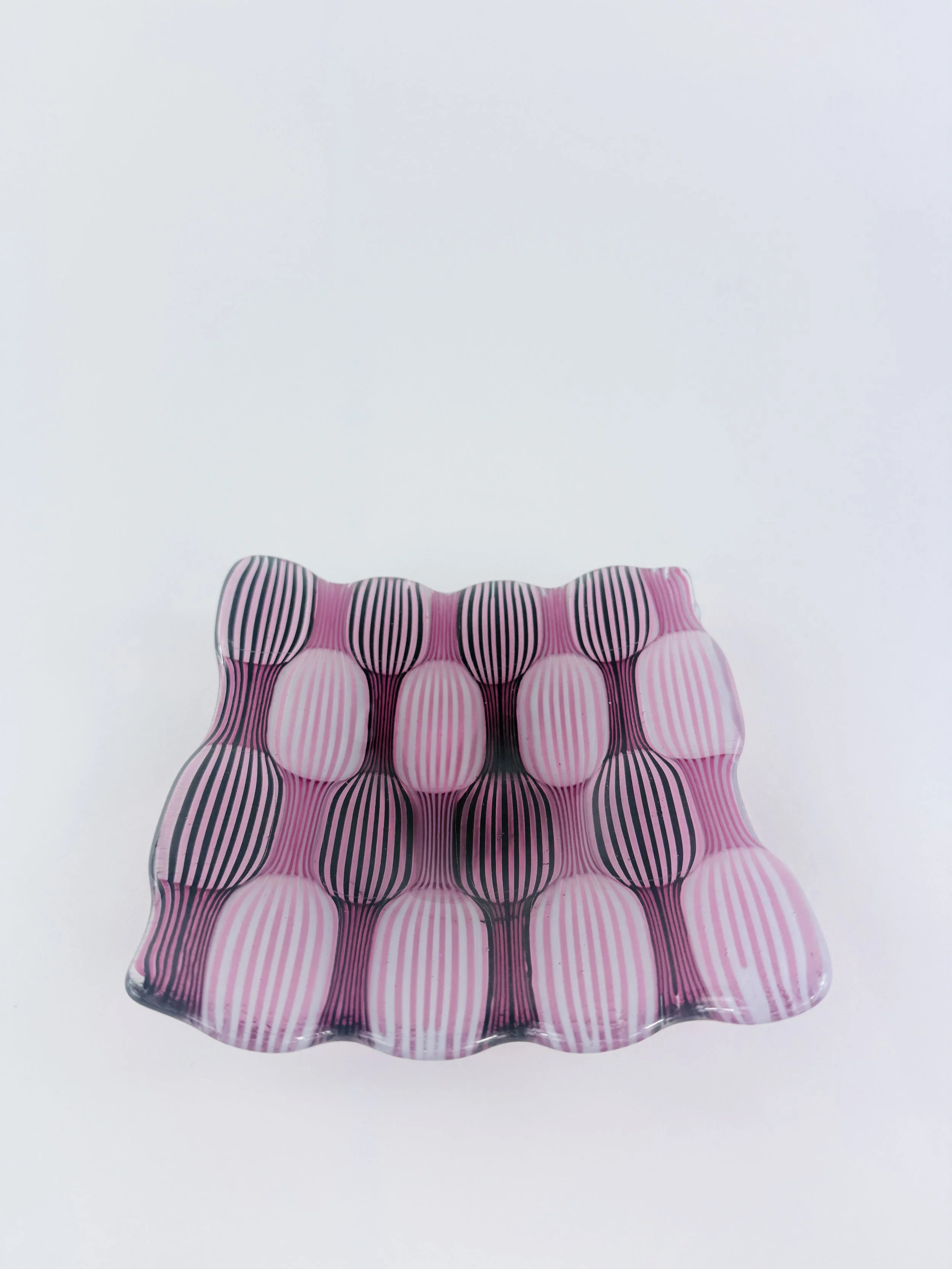 Pink, Purple and Black Optic Dish