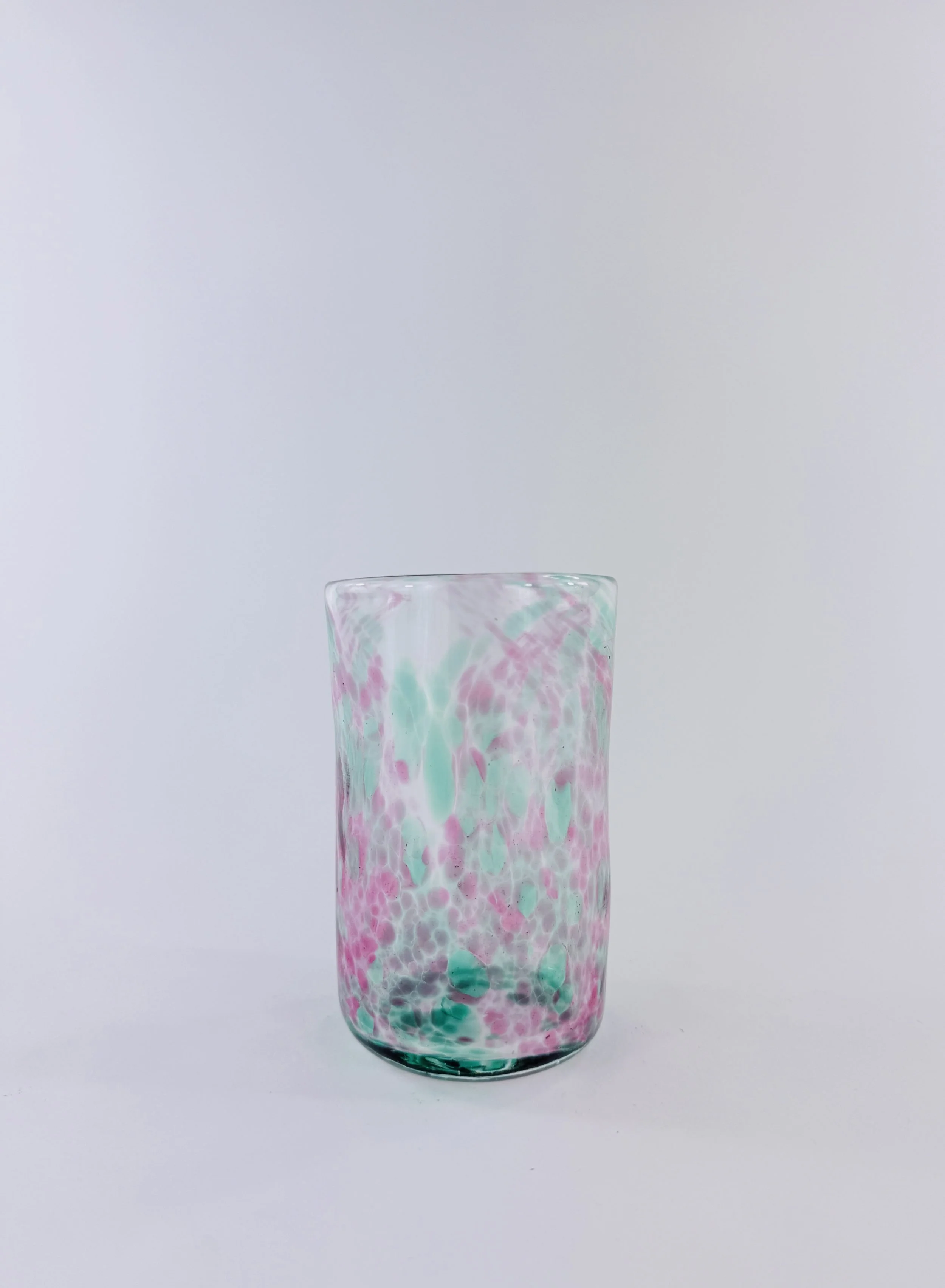 Pink and Green Dot Cup