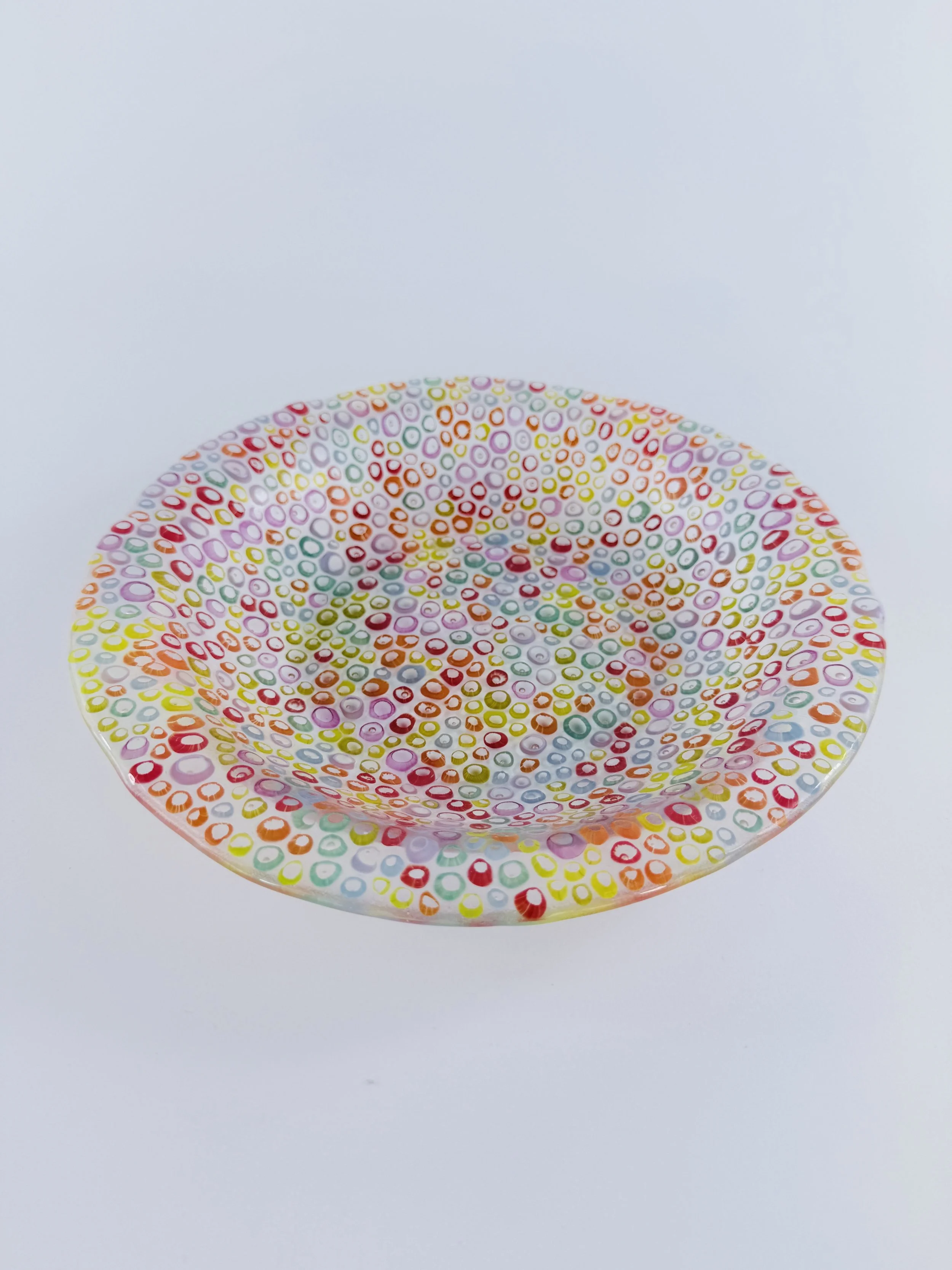 Multicolored Murrine Serving Bowl