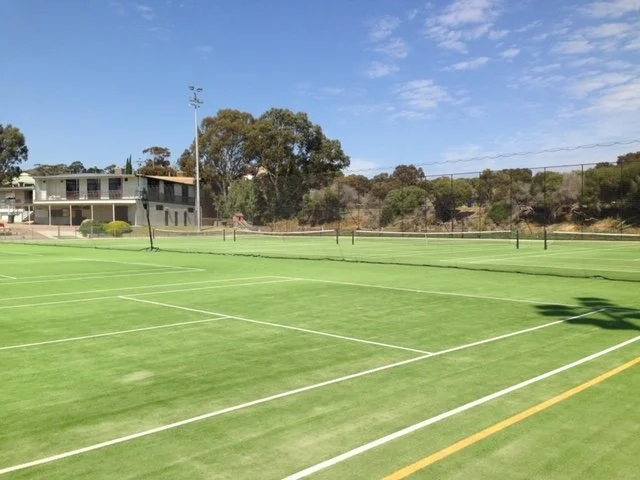Former Seacliff Tennis Club synthetic courts.