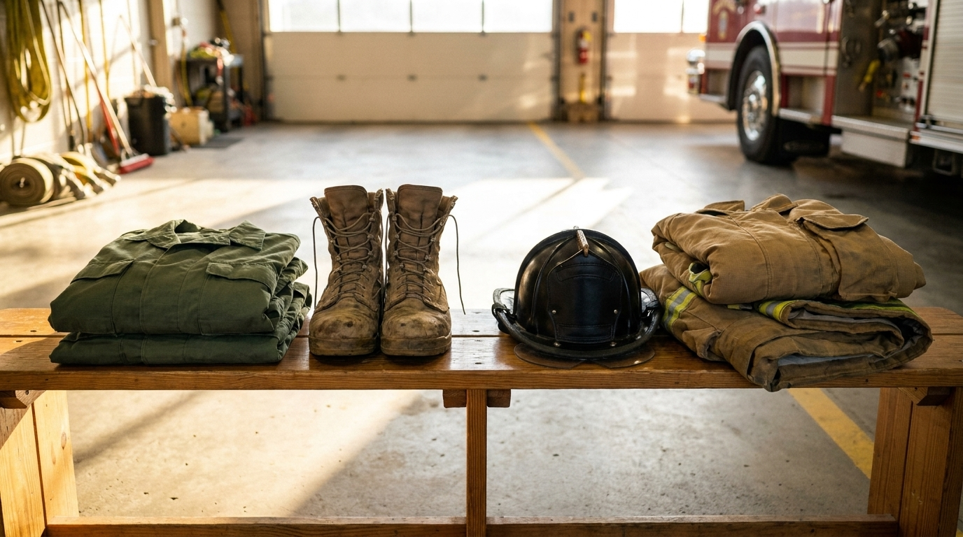 From Military to Firefighter in California