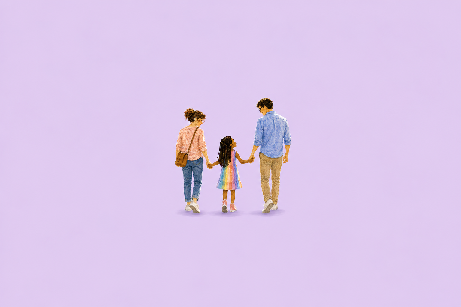 Zoe and her parents