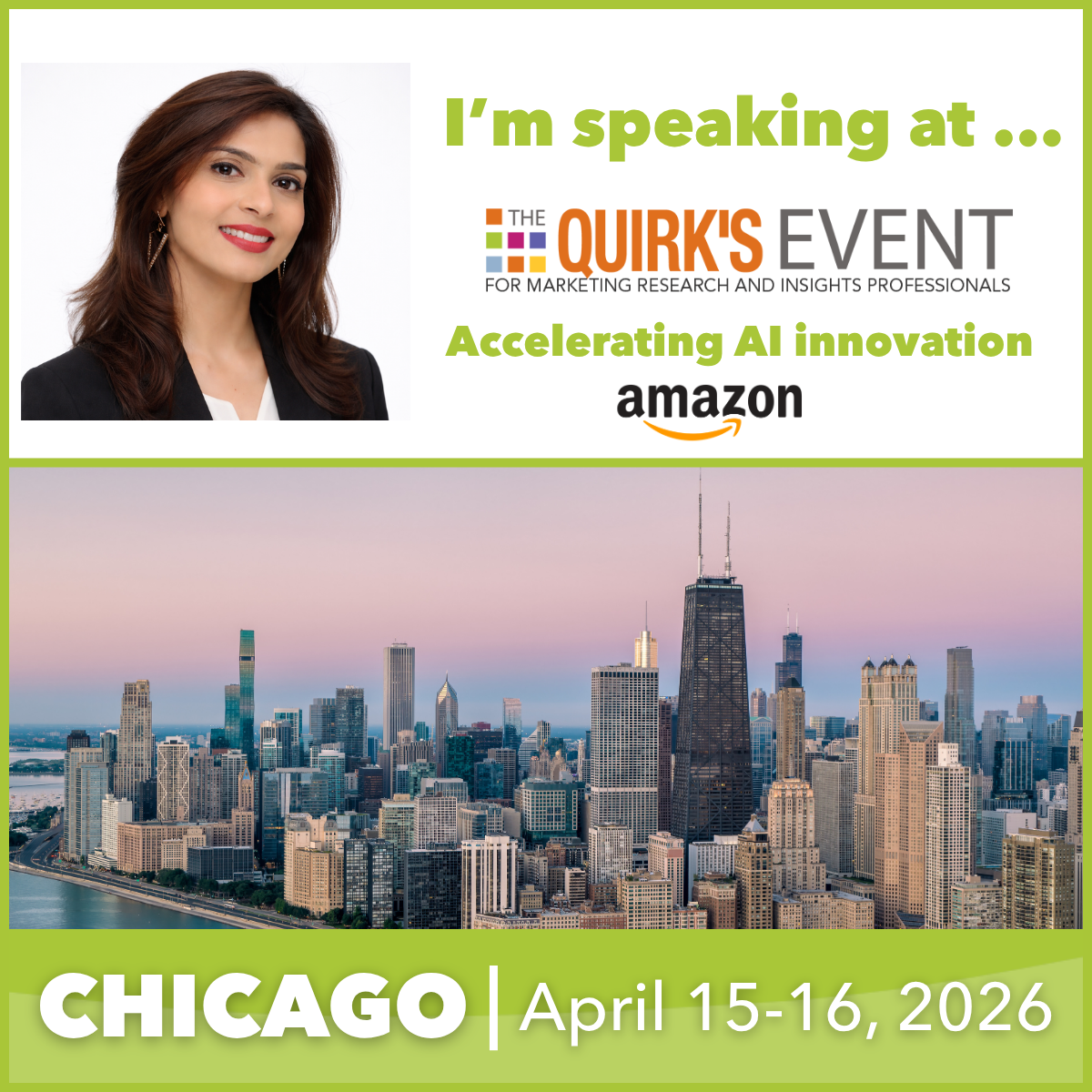Niketa Jhaveri Speaking at Quirks Event April 2026