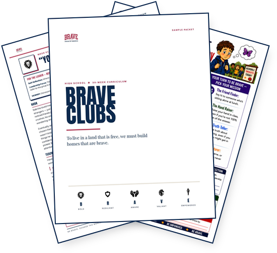 Brave Clubs curriculum samples