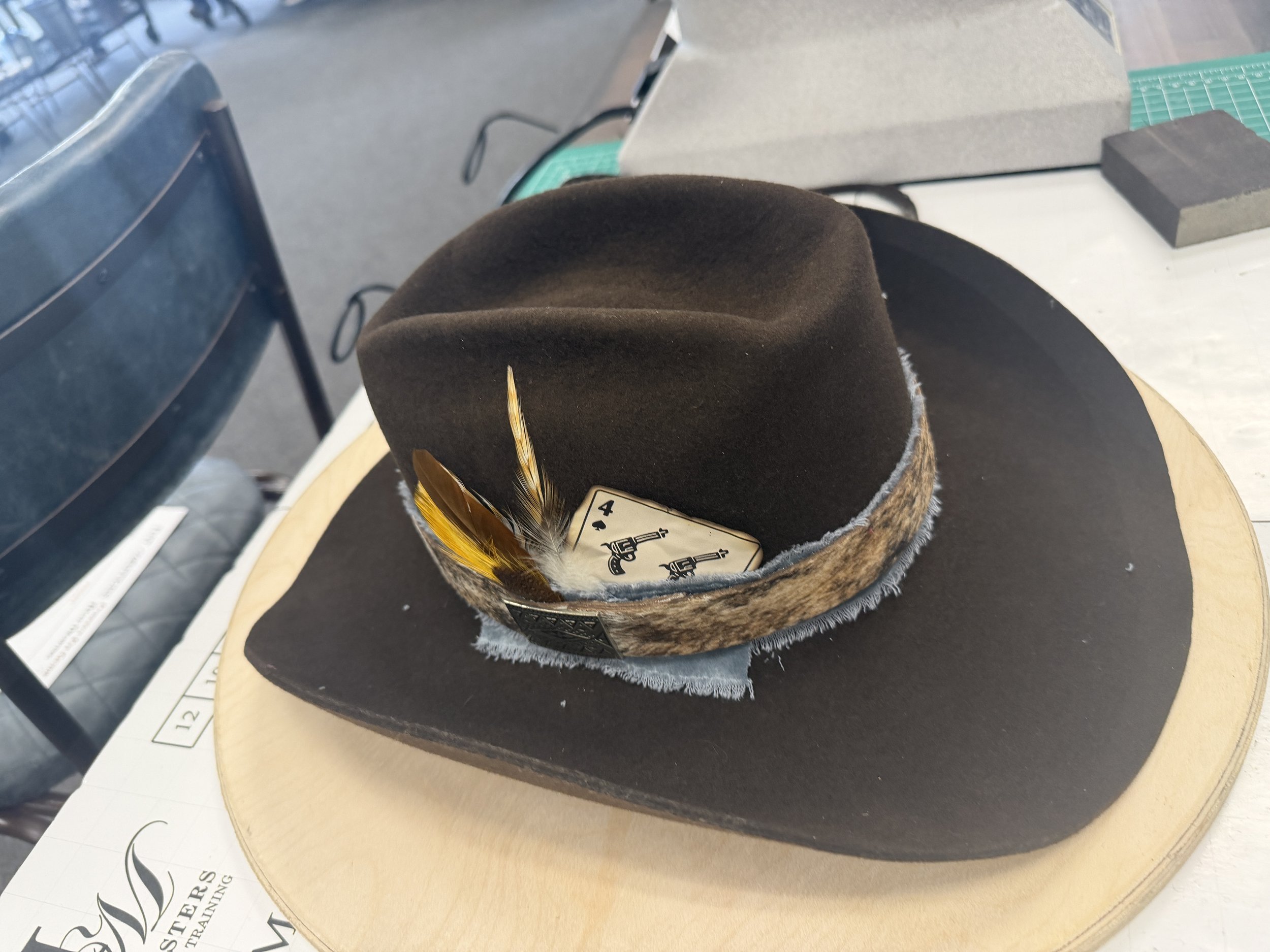 EDILY Every Day I Love You custom cowboy hat and hat shaping Round Rock Texas