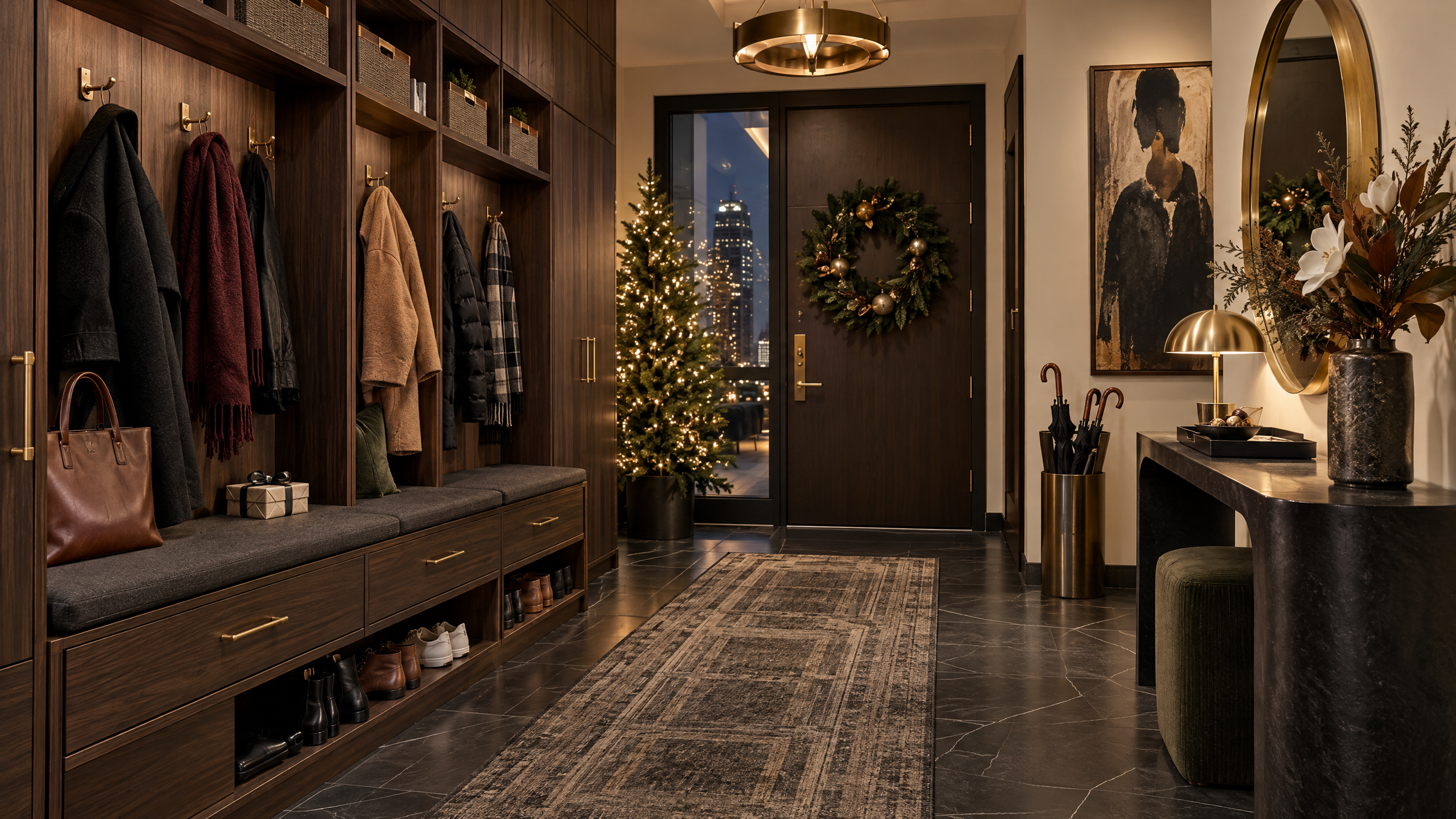 urban_black_american_holiday_functional_foyer_mudroom.png