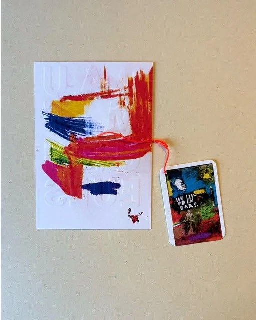 25/26

Without a thimble.
A few needle pricks in the finger later:

merry
everything
and a happy
alwayz.

P.S.: Card 25/26 was created in September before Spotify Wrapped.;)
P.P.S.: Whoever has the longest baker’s thread wins;)