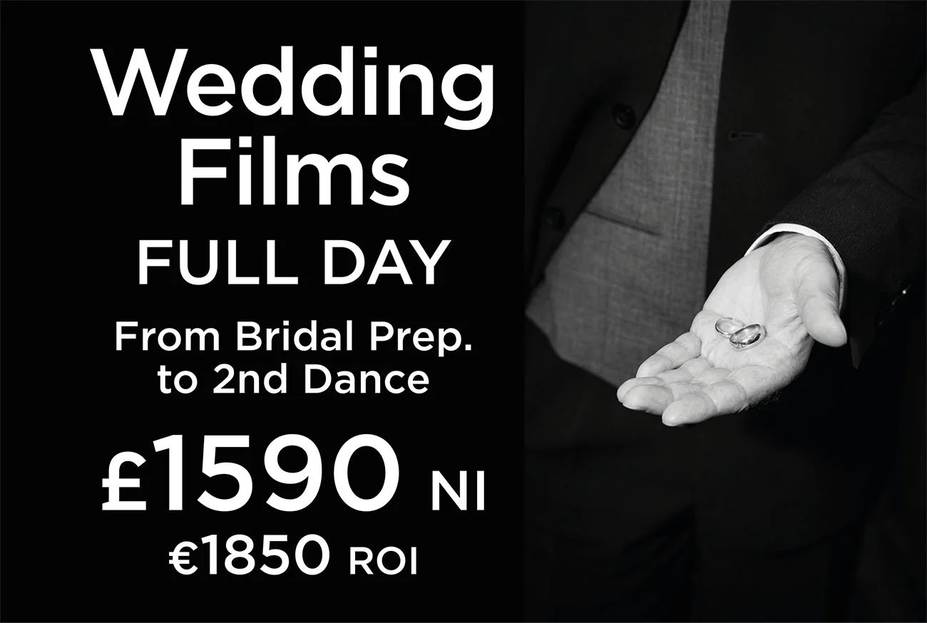 Full-day wedding videographer price.