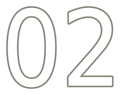 A graphic featuring the number '02' in large, outlined digit style.