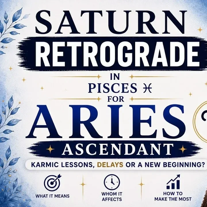 Saturn Retrograde in Pisces for Aries Ascendant (27 July – 10 December 2026): Complete Vedic Astrology Predictions