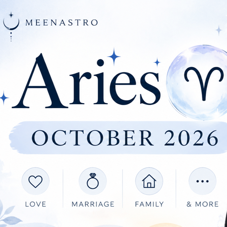 Aries October 2026 Horoscope: Love, Marriage, Family, Career &amp; More