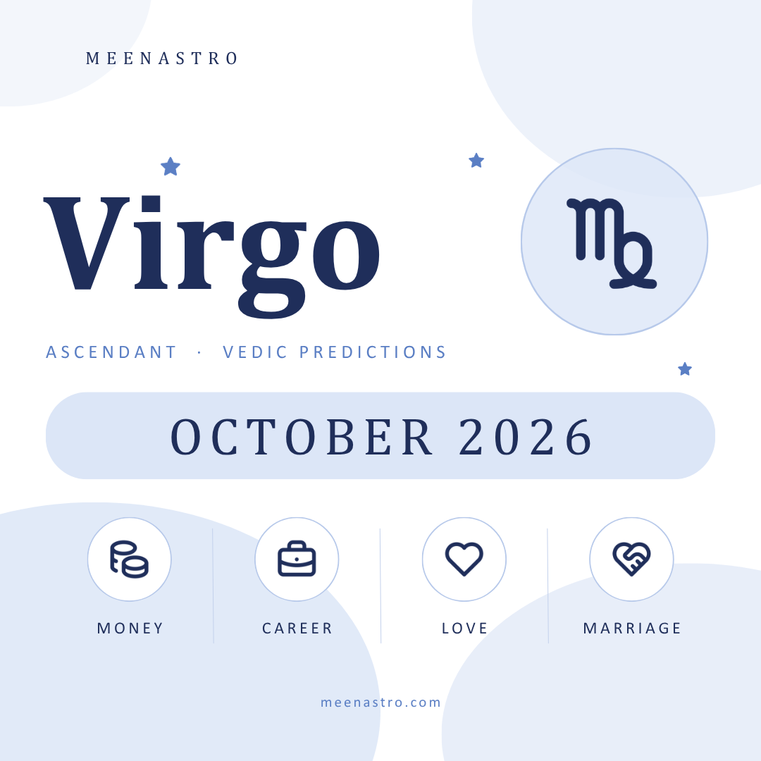 Virgo Ascendant October 2026 Horoscope: Money, Career, Love and Marriage