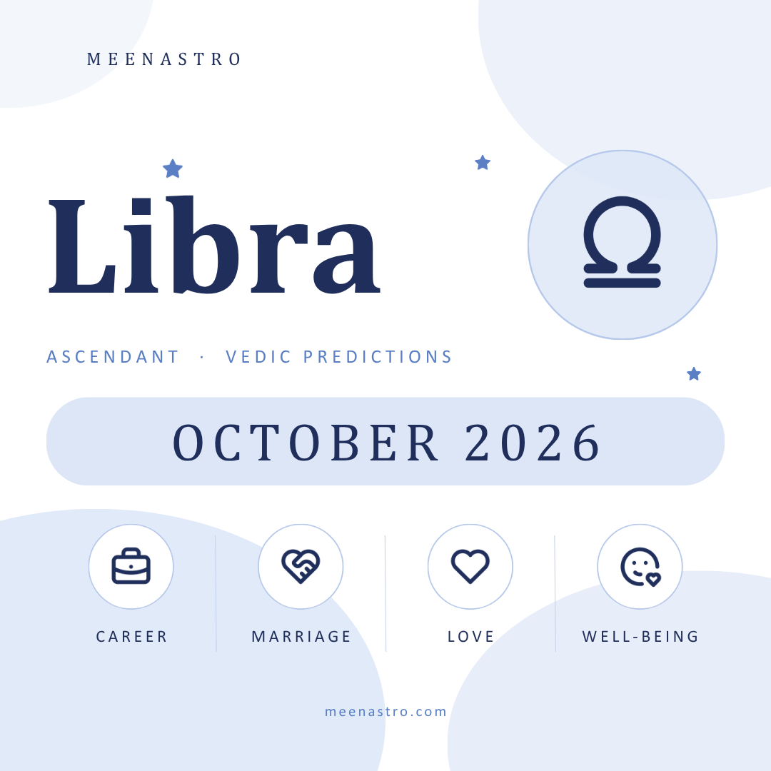 Libra Ascendant October 2026 Horoscope: Career, Marriage and Emotional Well-being