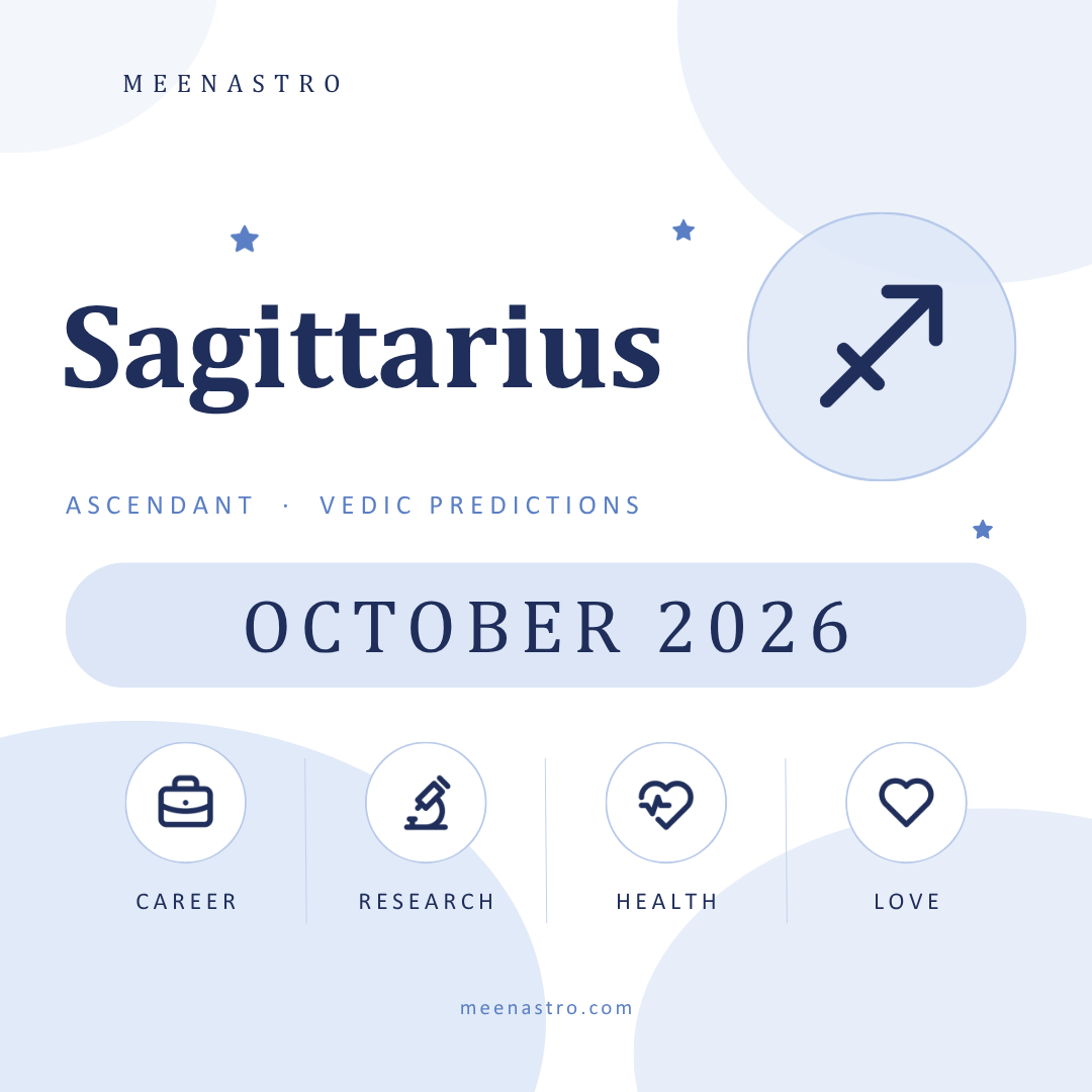 Sagittarius Ascendant October 2026 Horoscope: Career, Research, Health and Relationships