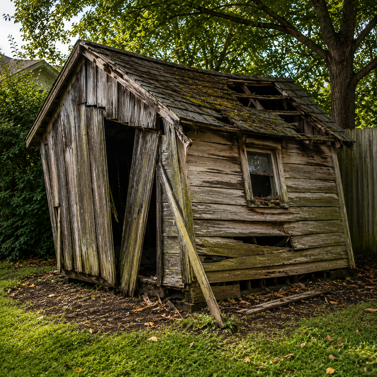 5 Signs It’s Time to Demolish That Old Backyard Shed
