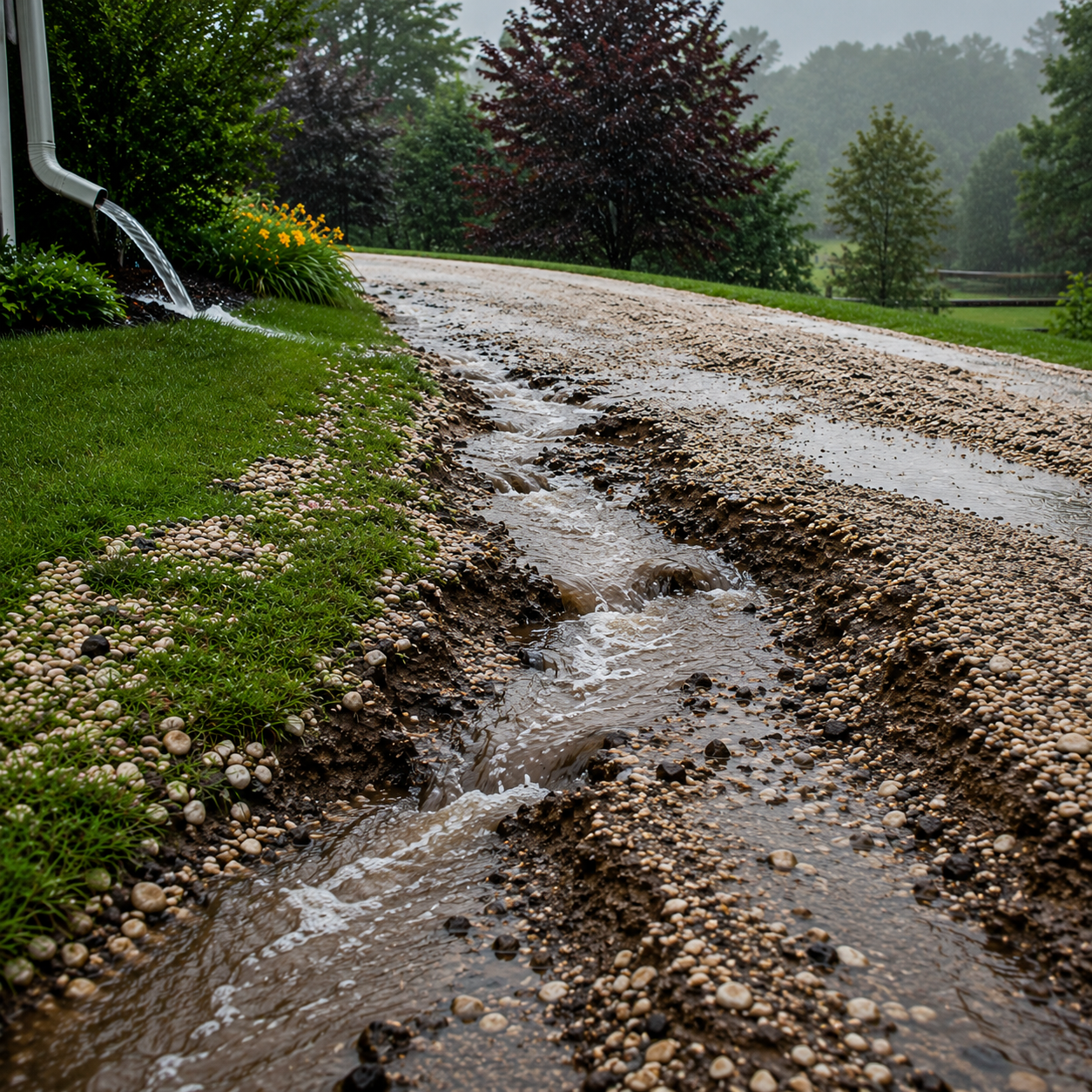 Why Your Gravel Driveway Washes Out in Florida Rain