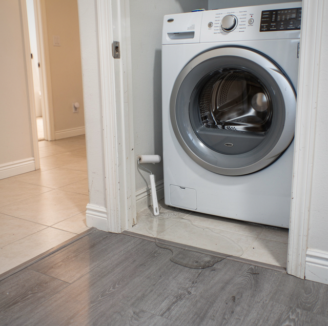 laundry room with washer and dryer ready for pickup