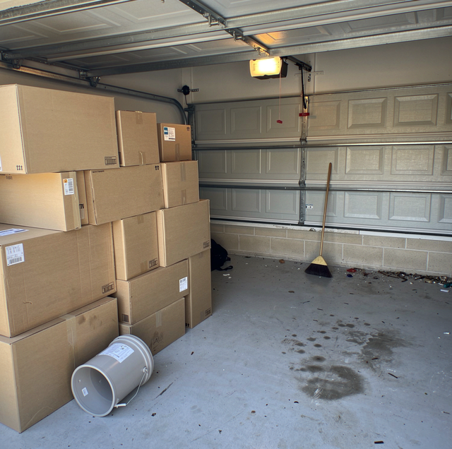 empty property staged before listing day