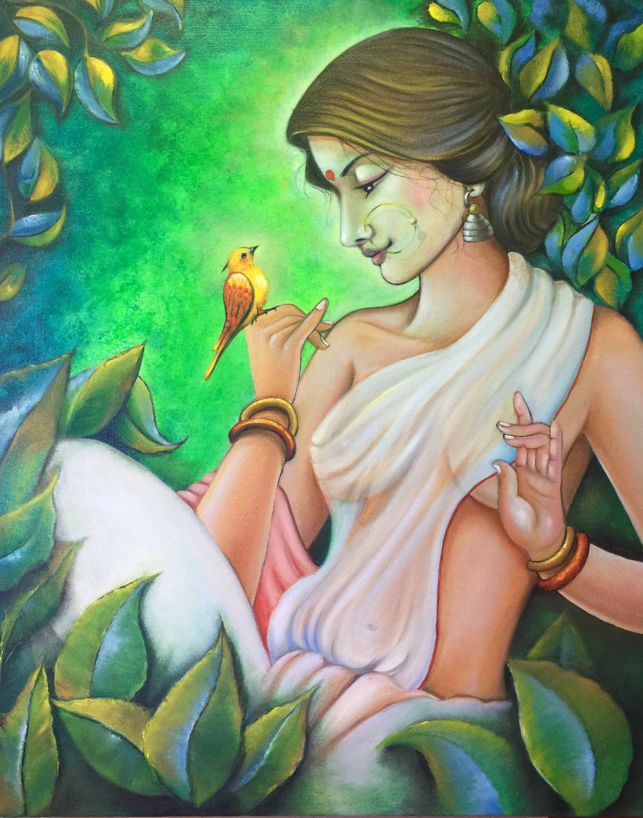 Femininity In Serinity _ 100 X 90cm _ Oil On Linen.jpeg