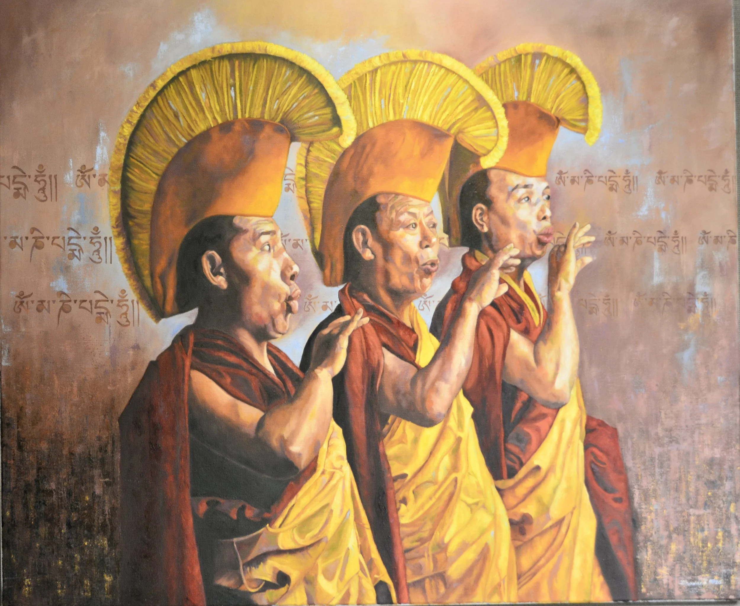 1. TIBETAN MONKS Bhavana Kapur.JPG