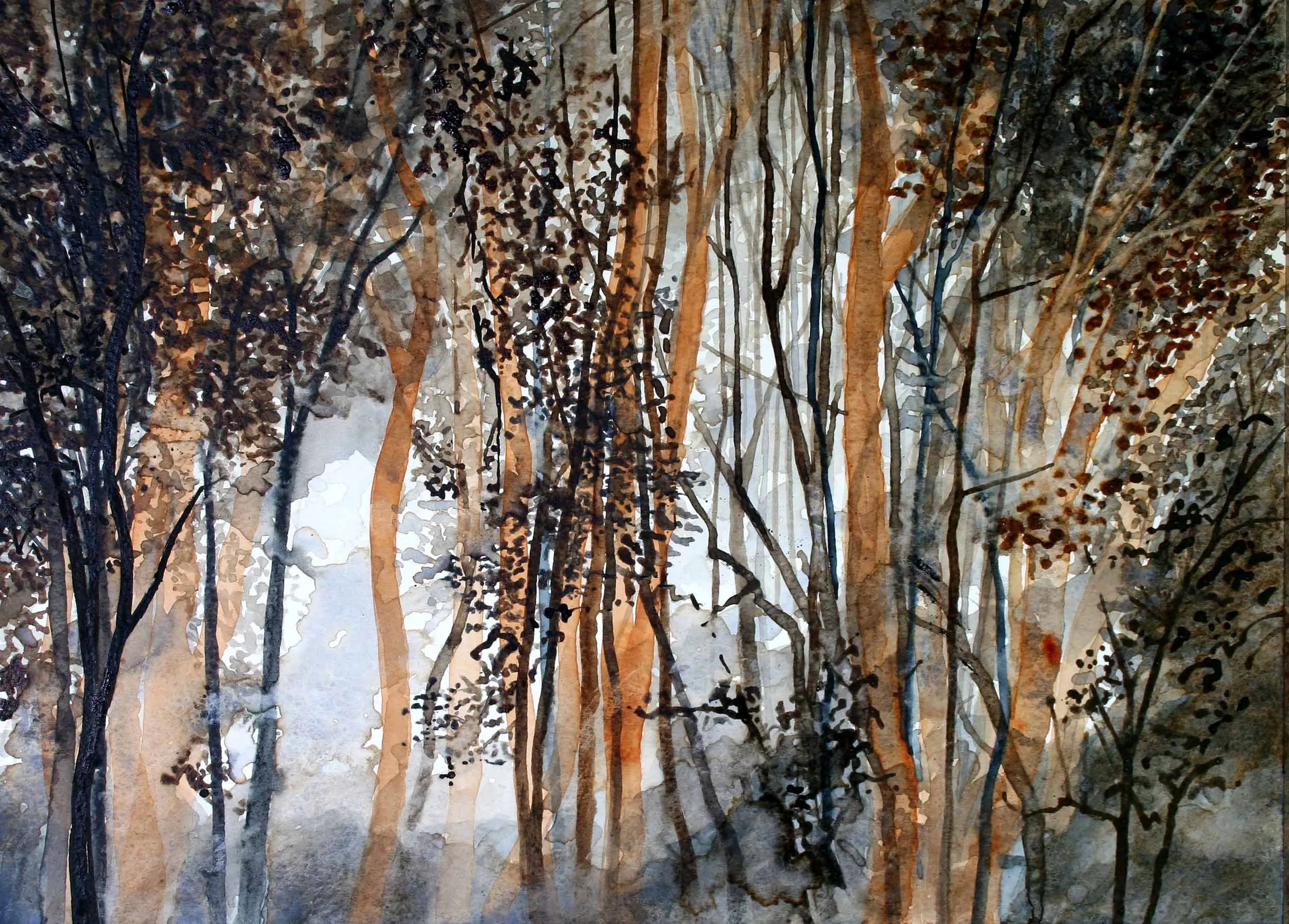 Kakamega, Acrylic on paper  84 x 59