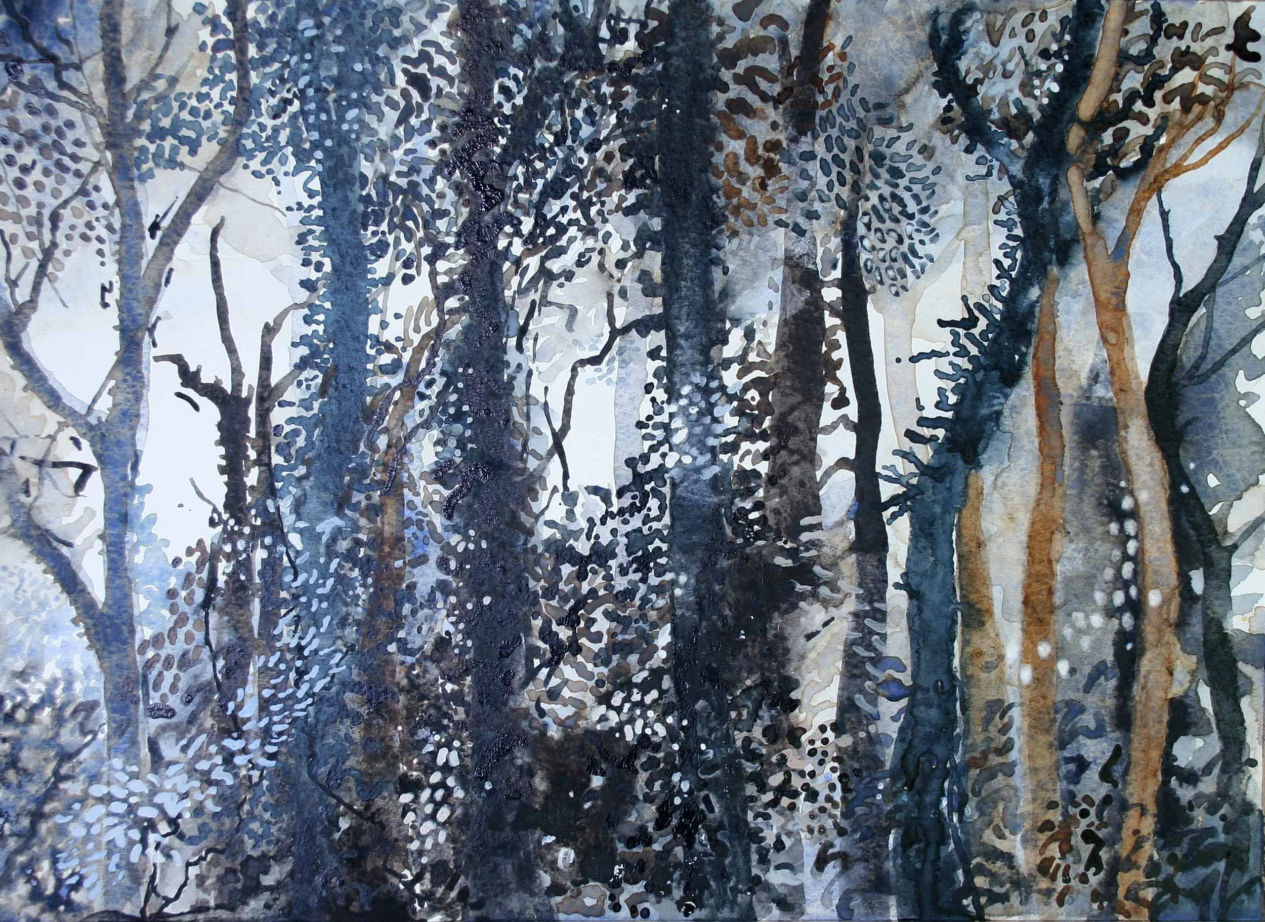 Kakamega,  Acrylic on paper 84 x 59cm