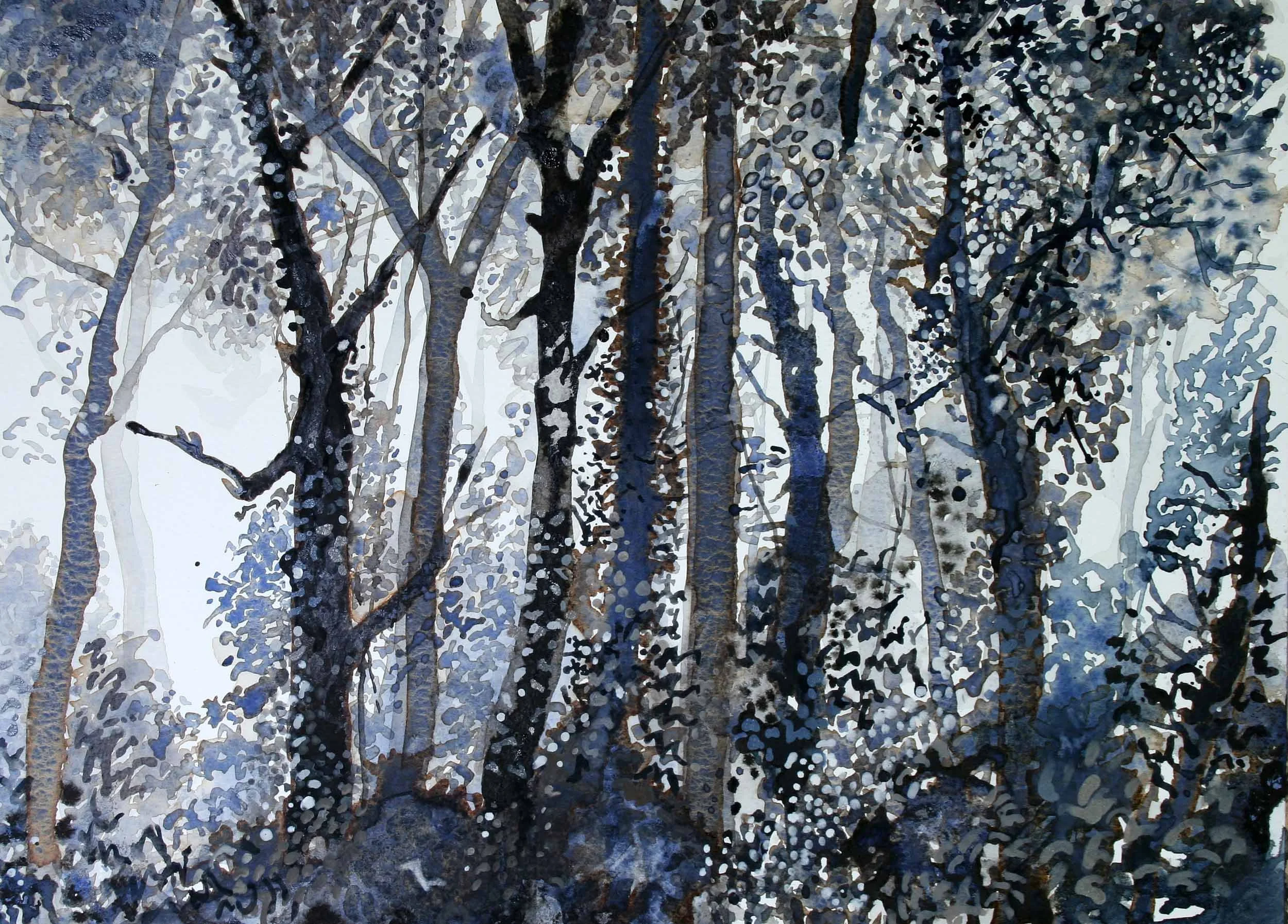 Kakamega, Acrylic on paper