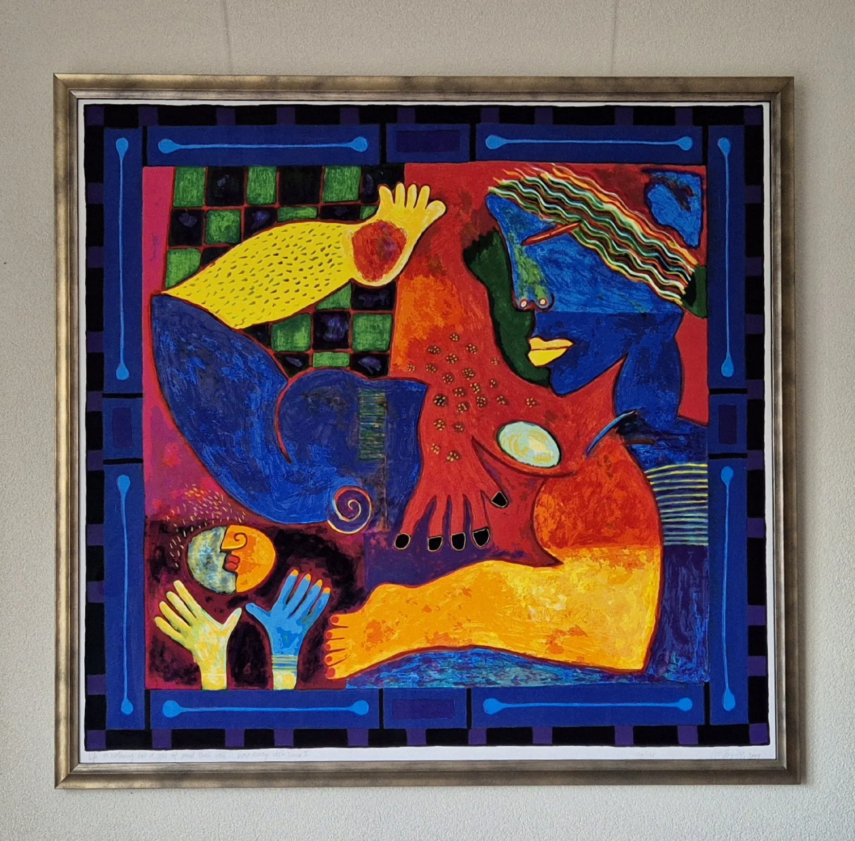 Clemens Briels signed lithograph