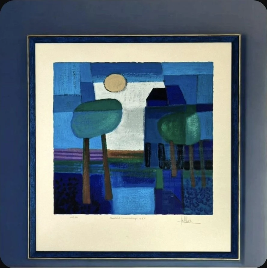 Ton Schulten "Verstild landschap 1993"