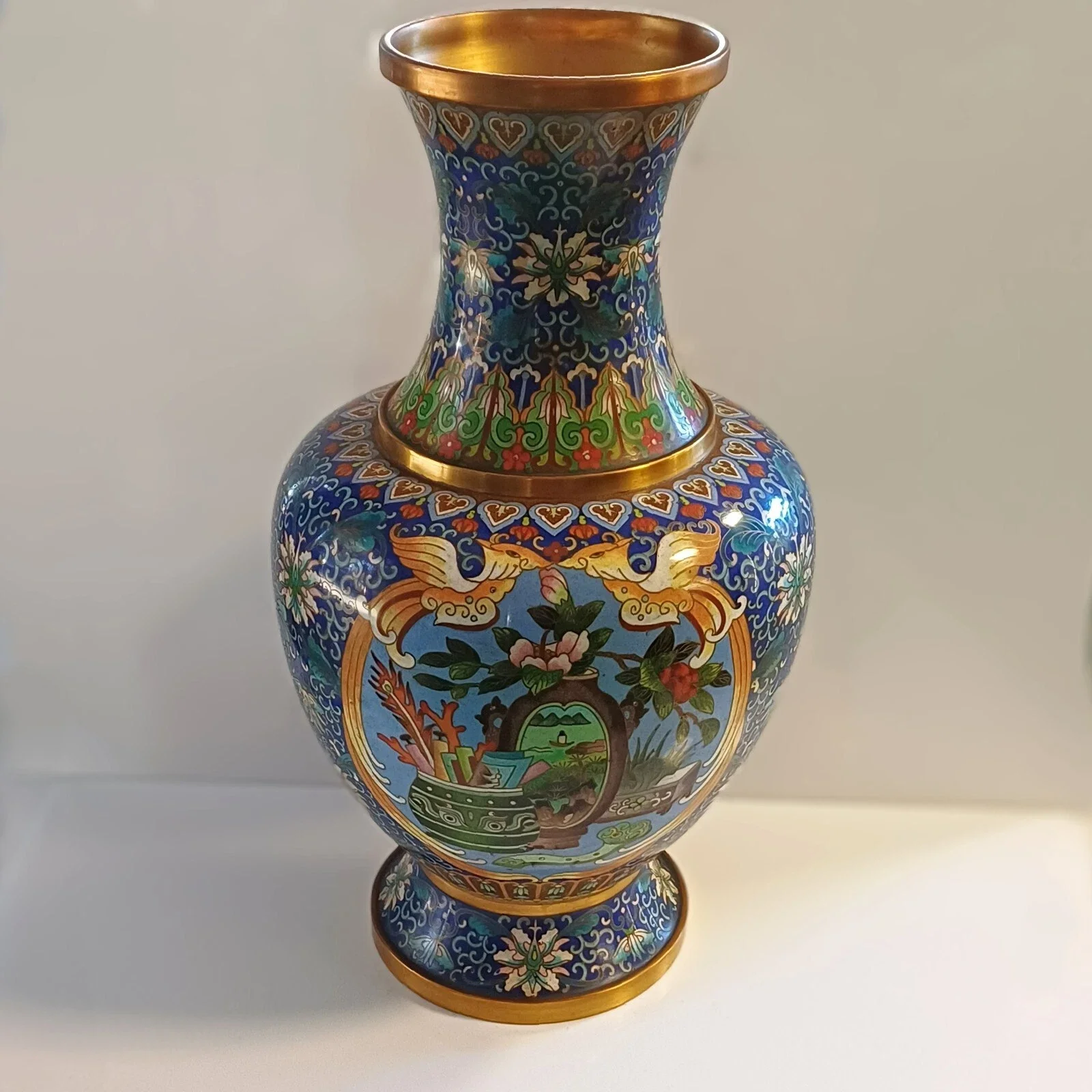 Vaso orientale Cloisonne