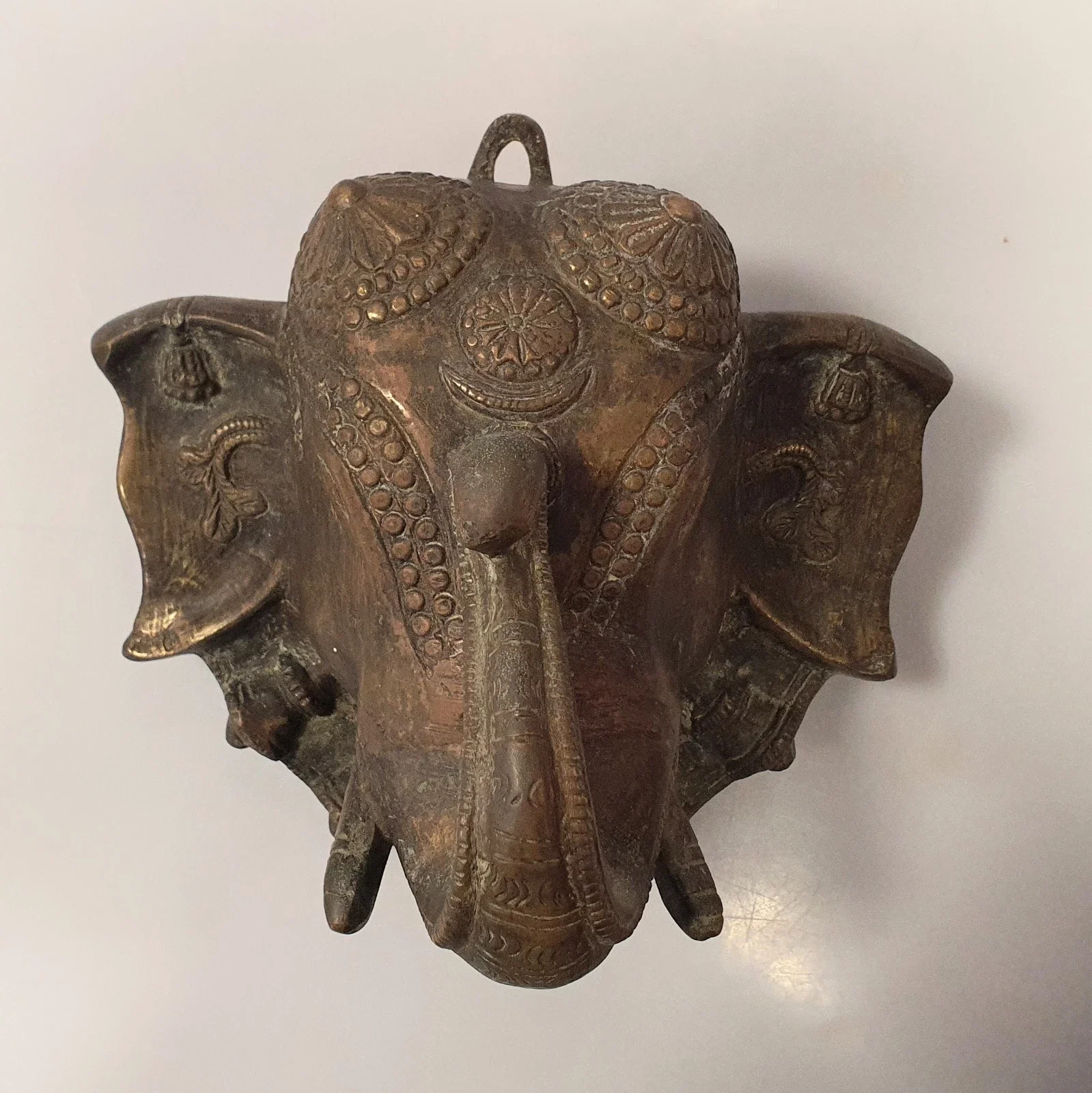 Testa Ganesh elefante