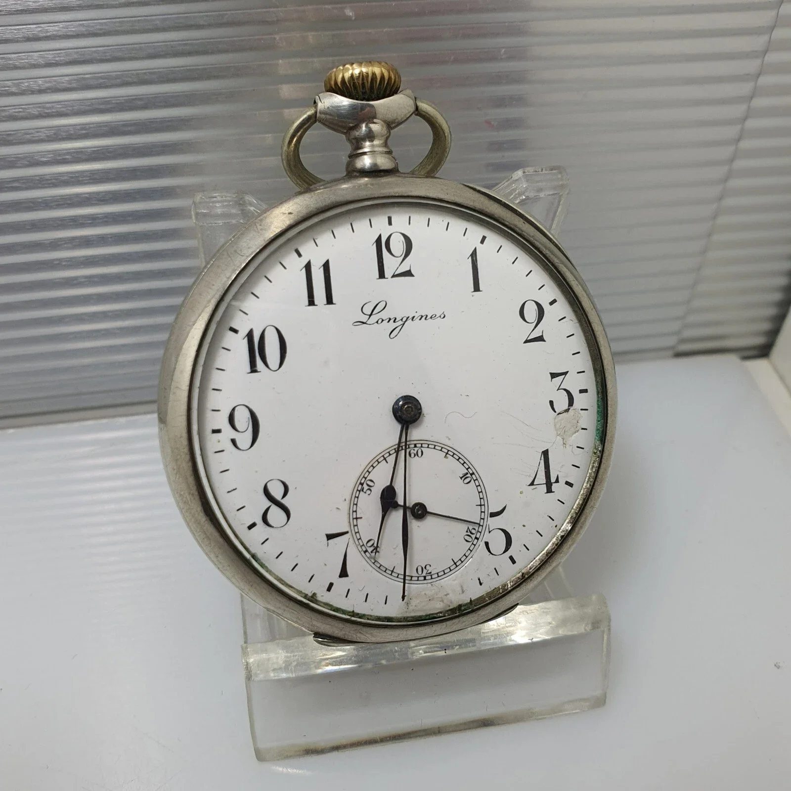 Longines tasca argento