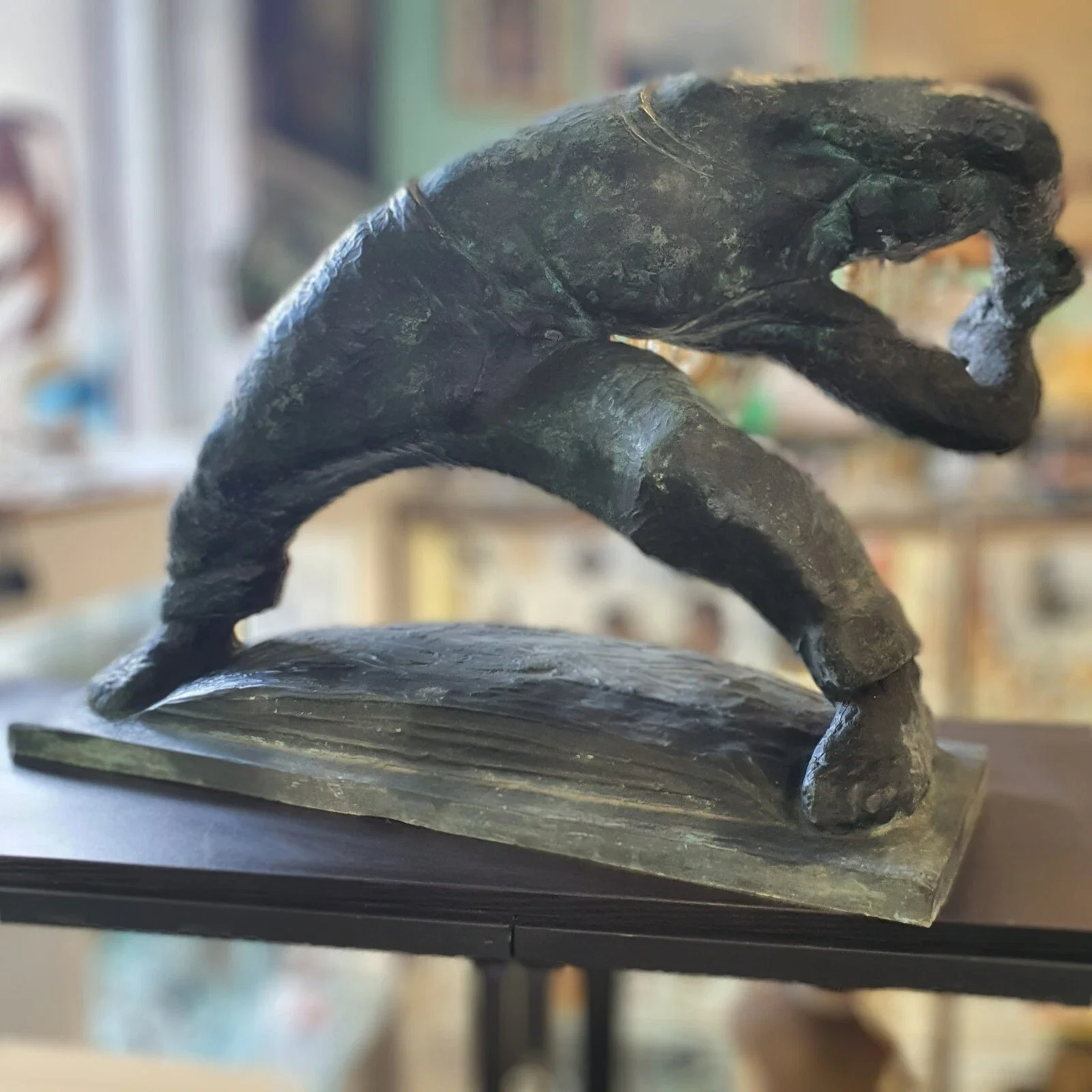 Scultura bronzo Franco Asco