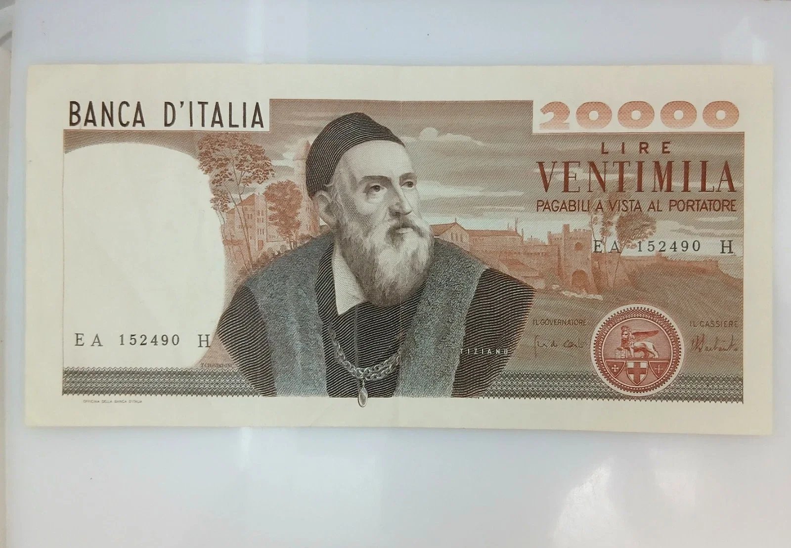 Lire 20000 21/02/1975