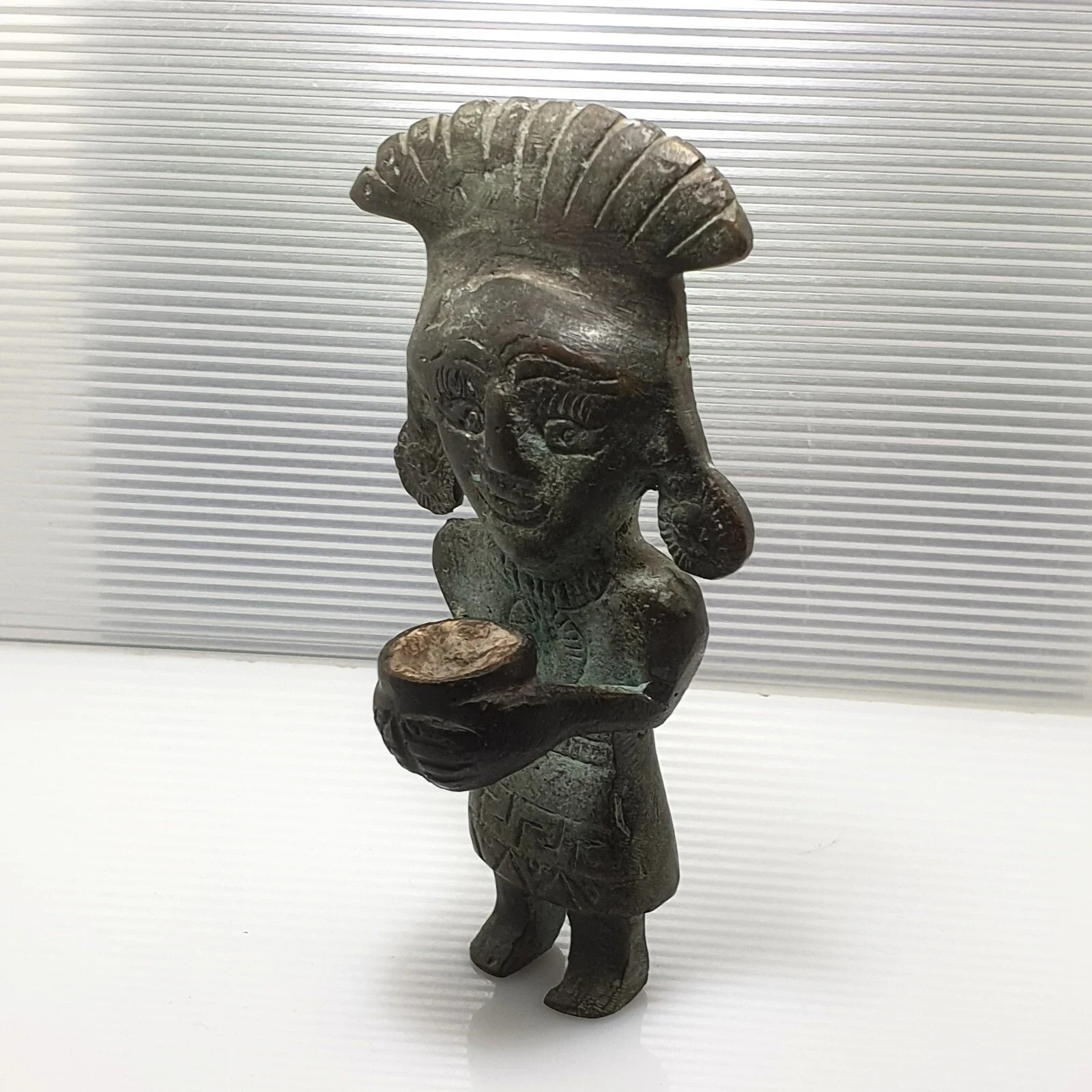 Statuetta Precolombiana in bronzo