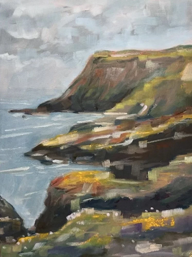 Afternoon in Dunmore East,
Soft pastel on paper, 2024
48 × 40 cm
Highly Commended — Pastel Society of Western Australia Exhibition, 2024,
Private Collection