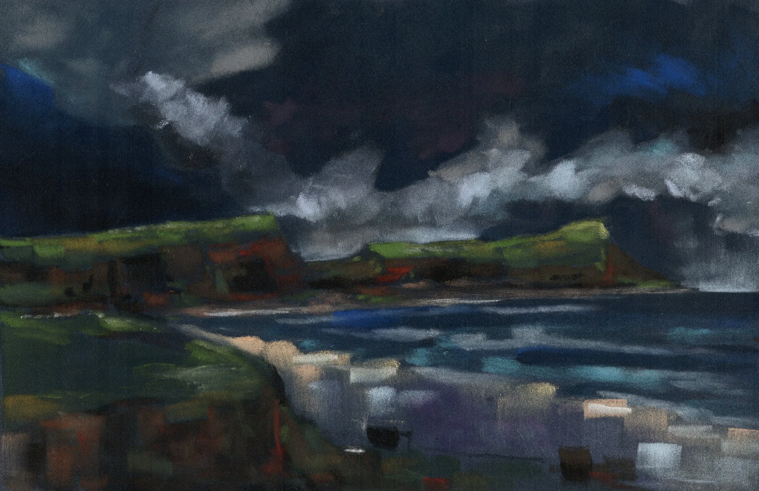 Rolling Storm
Soft pastel on Paper, 2025
36 × 41 cm
Available