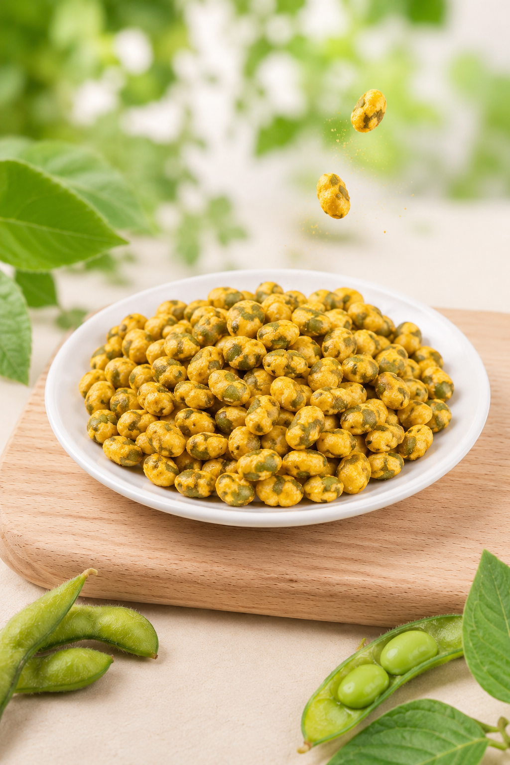 50% Higher Protein Edamame Avocado Oil seasoning WASIBI