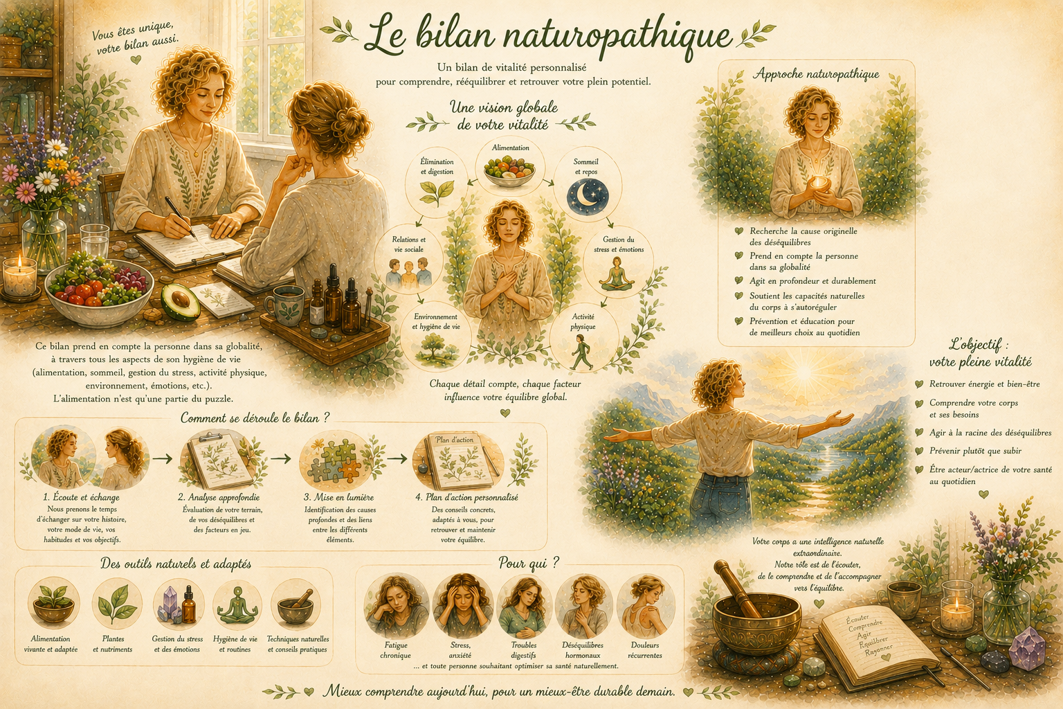 Le bilan général de naturopathie