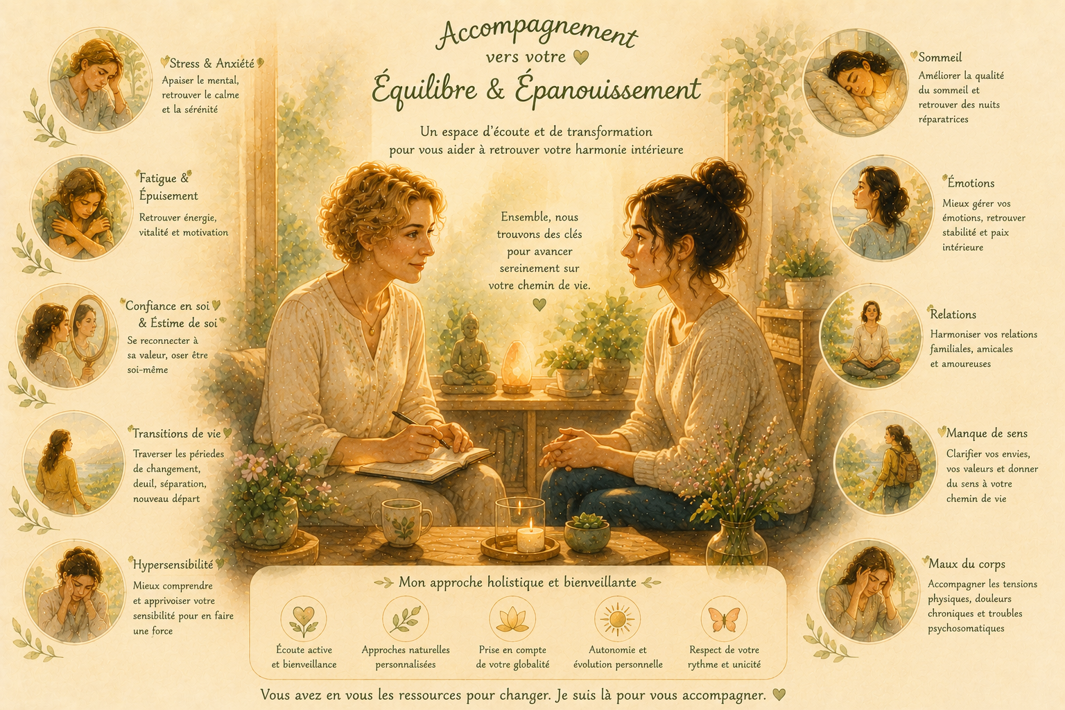 Accompagnement général en naturopathie